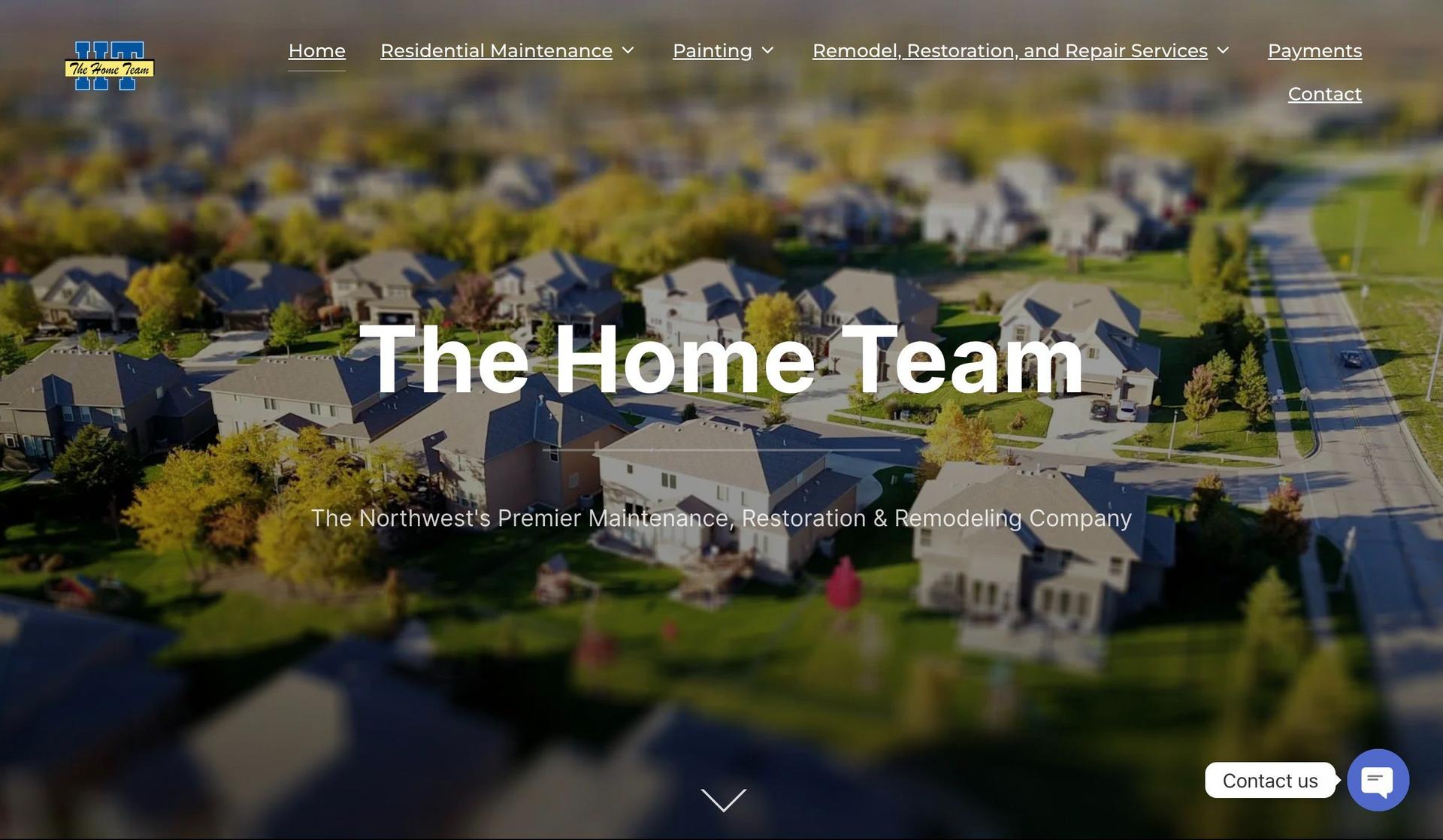 The Home Team NW-contractor websites