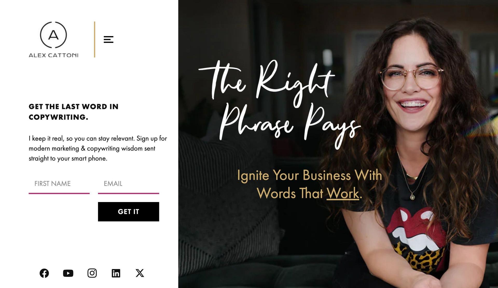 Alex Cattoni-copywriting portfolio examples