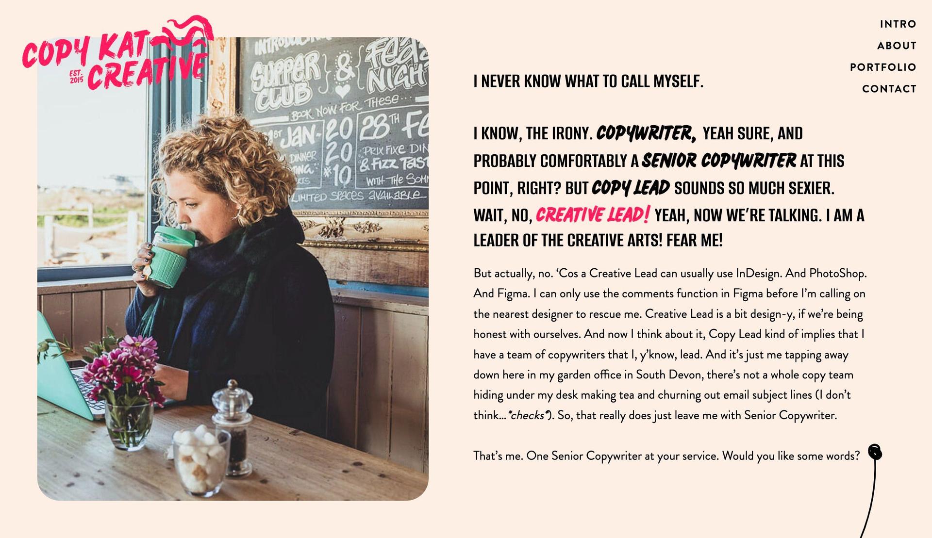Copykat Creative-copywriting portfolio examples