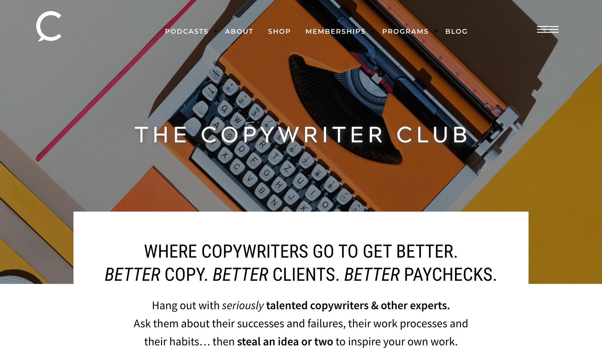 The Copywriter Club-copywriting portfolio examples