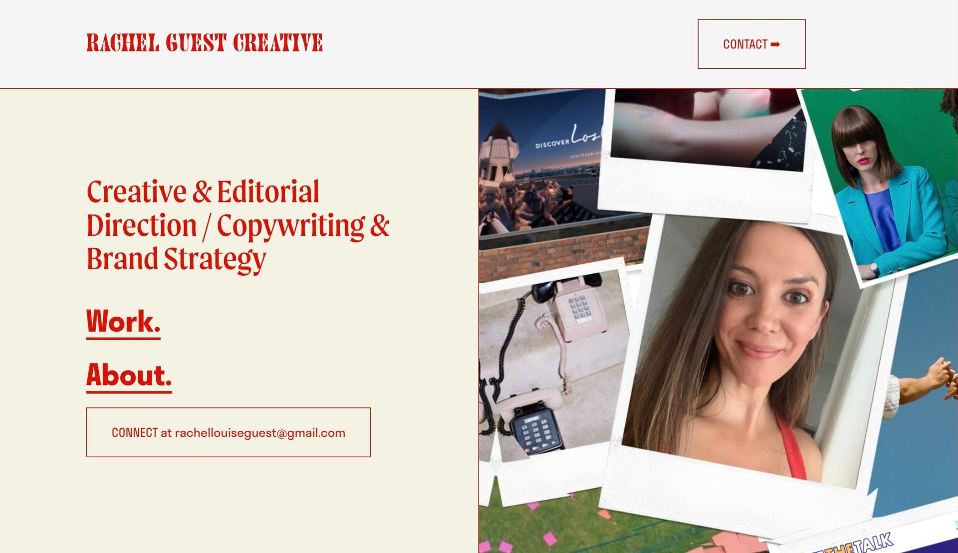Rachel Guest-creative director portfolios