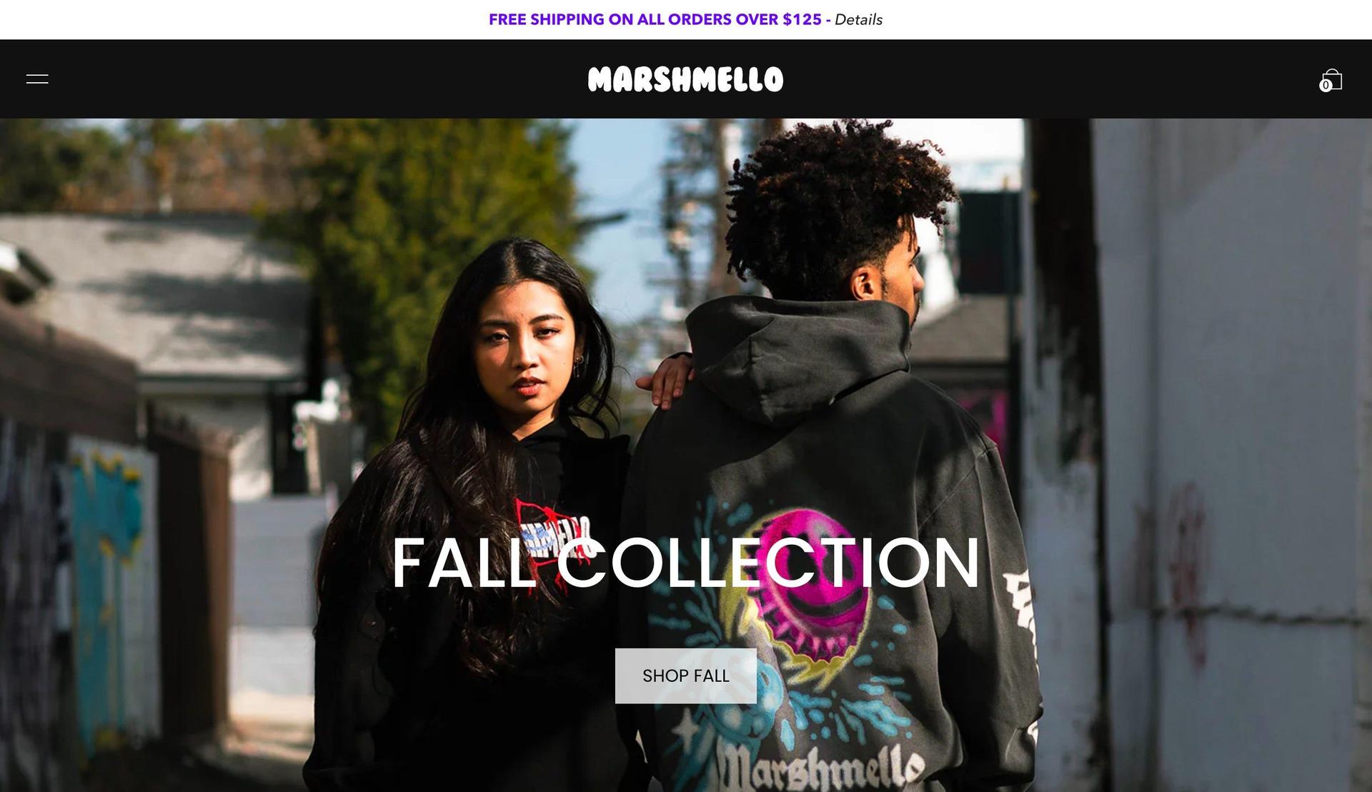 Marshmello-dj websites