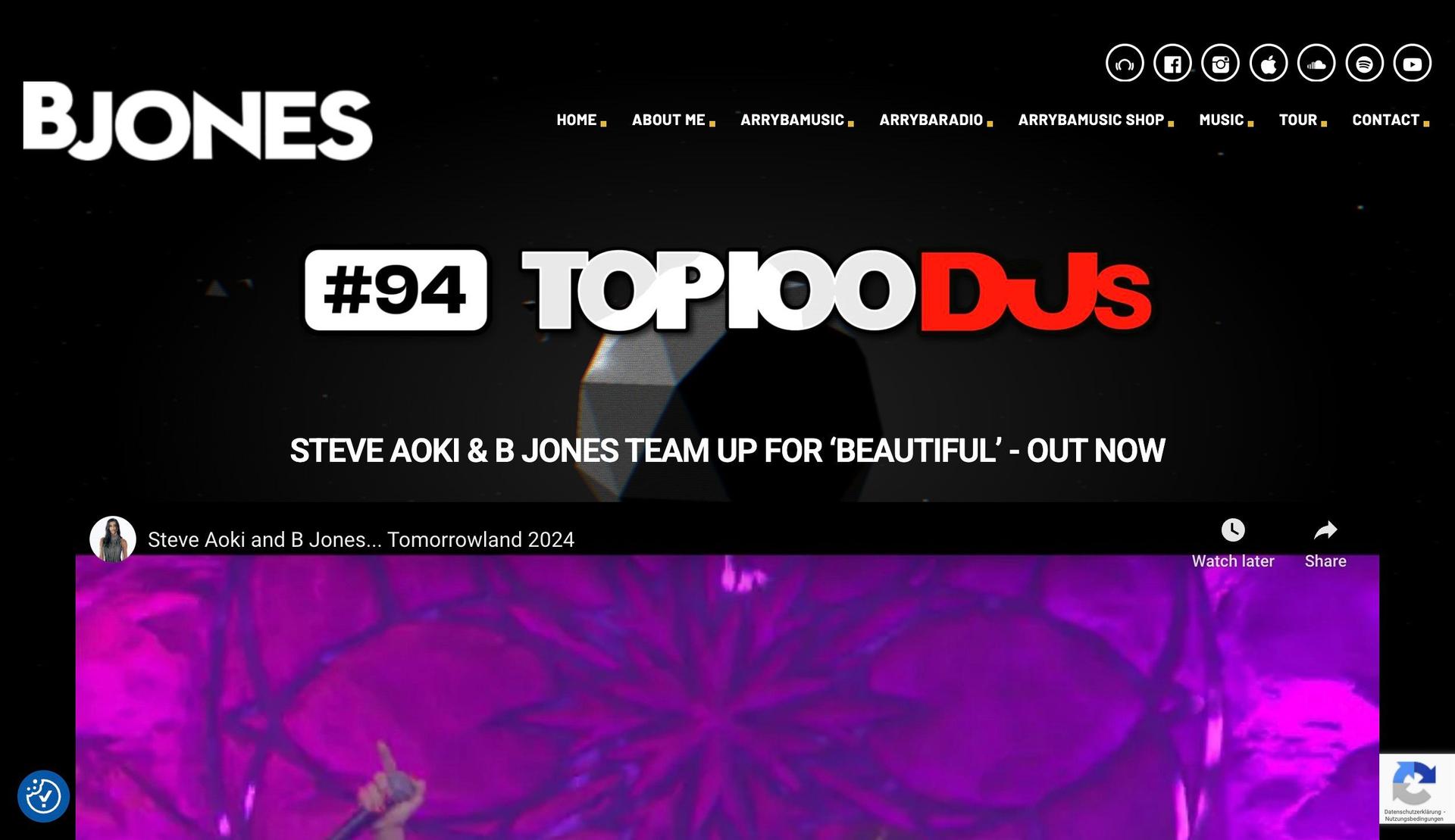 B Jones-dj websites