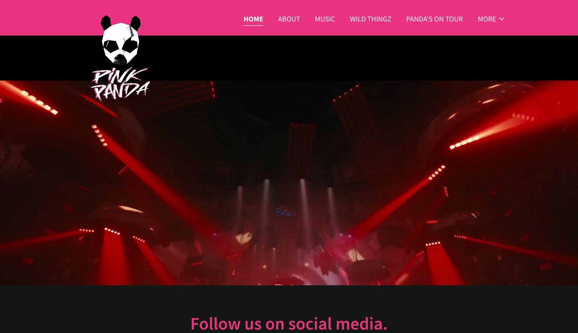 Pink Panda-dj websites