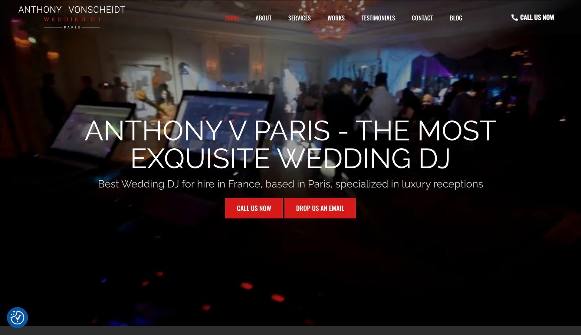 Anthony V Paris-dj websites
