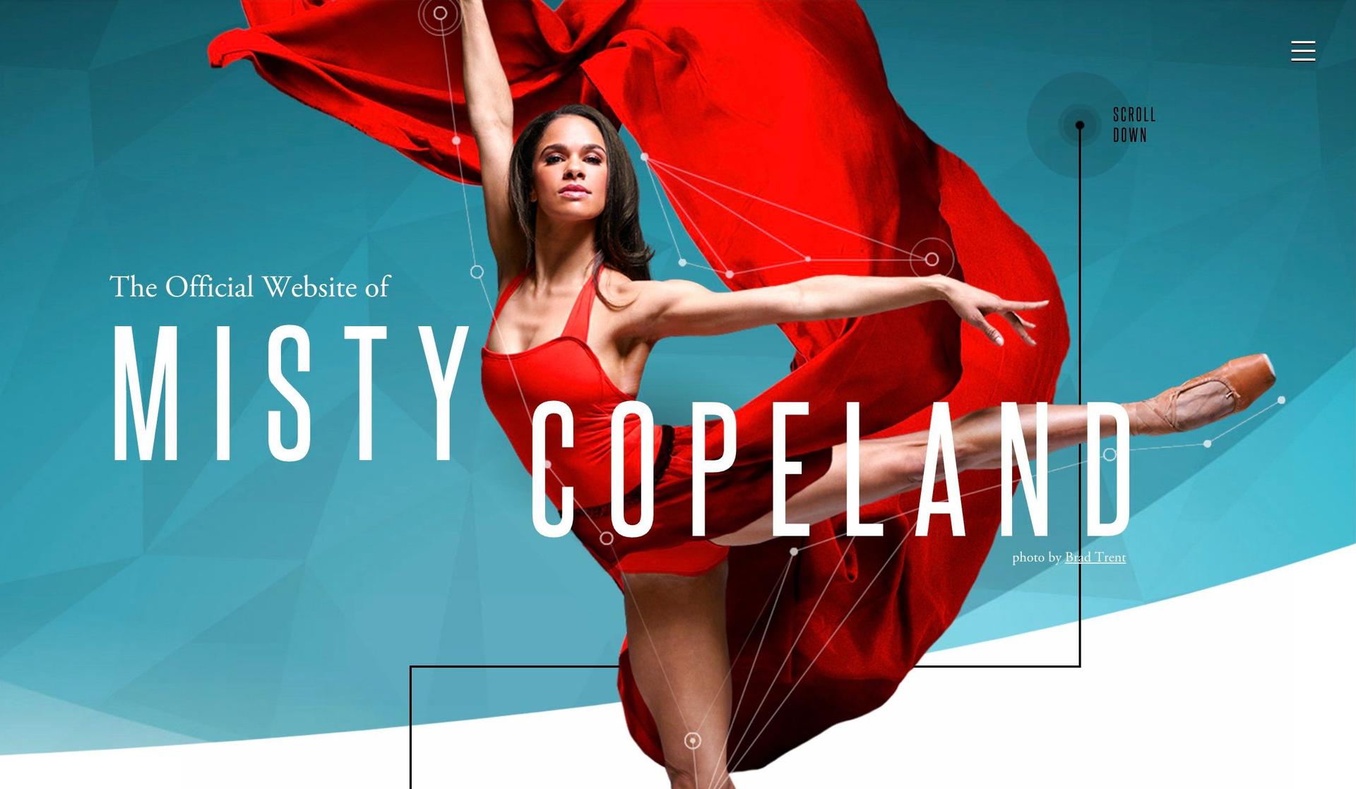 Misty Copeland-dancer websites