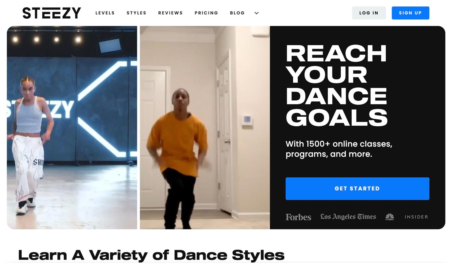 STEEZY-dancer websites
