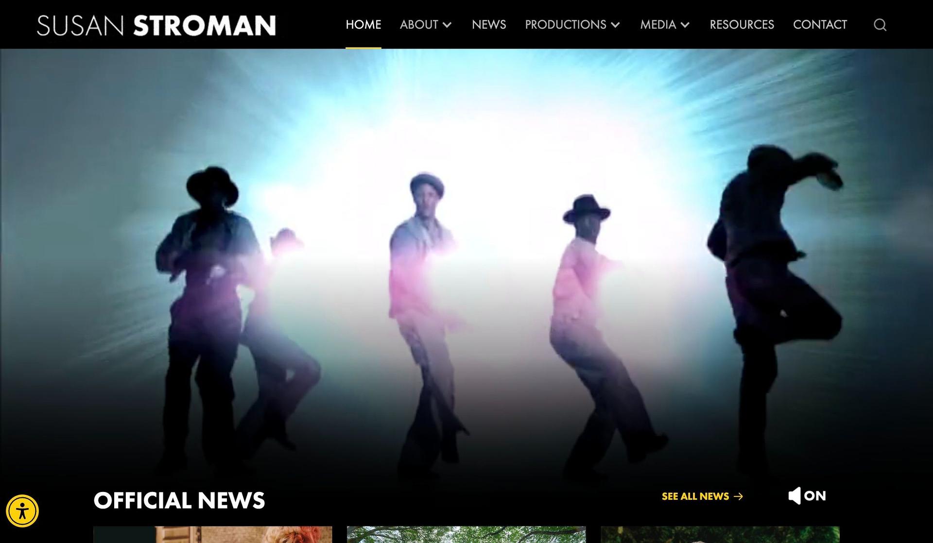 Susan Stroman-dancer websites