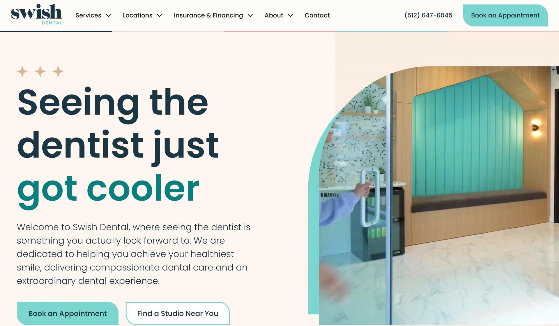 Swish Smiles-dental websites