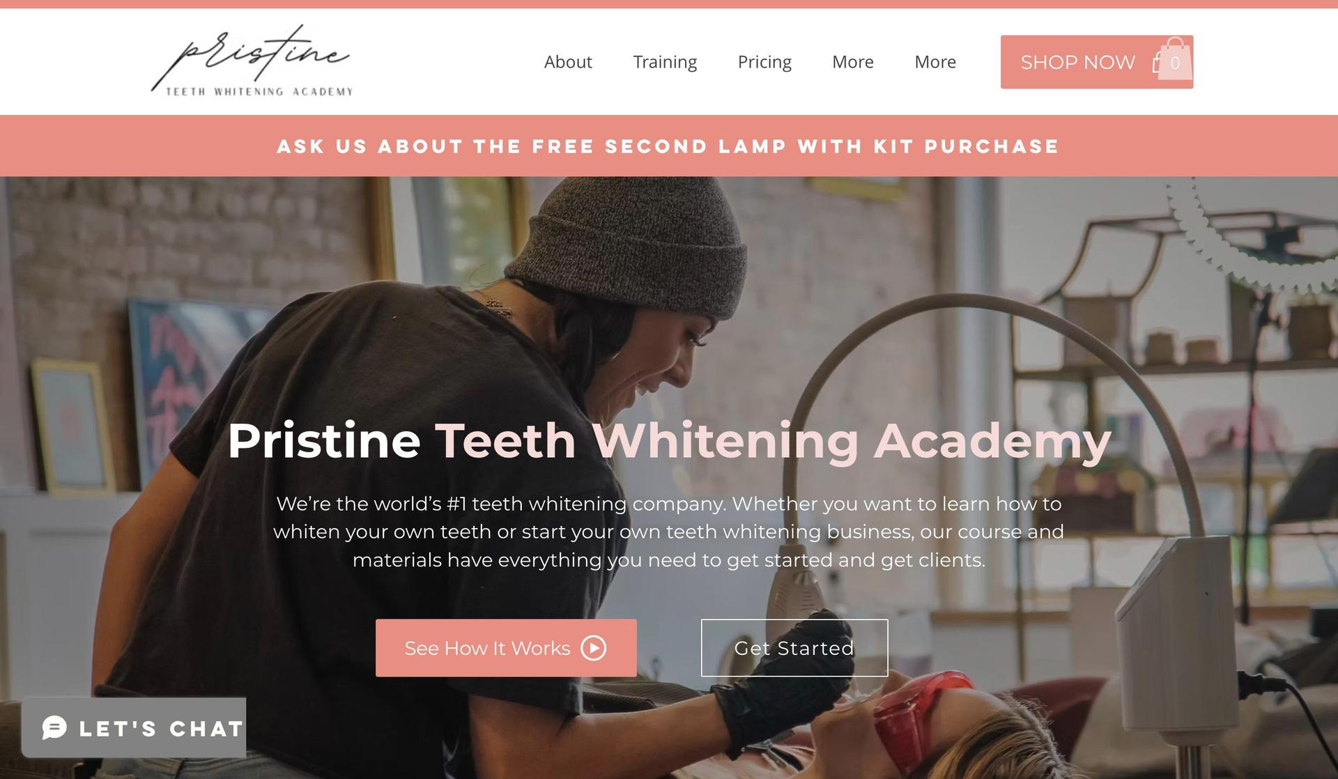 Pristine Teeth Whitening-dental websites
