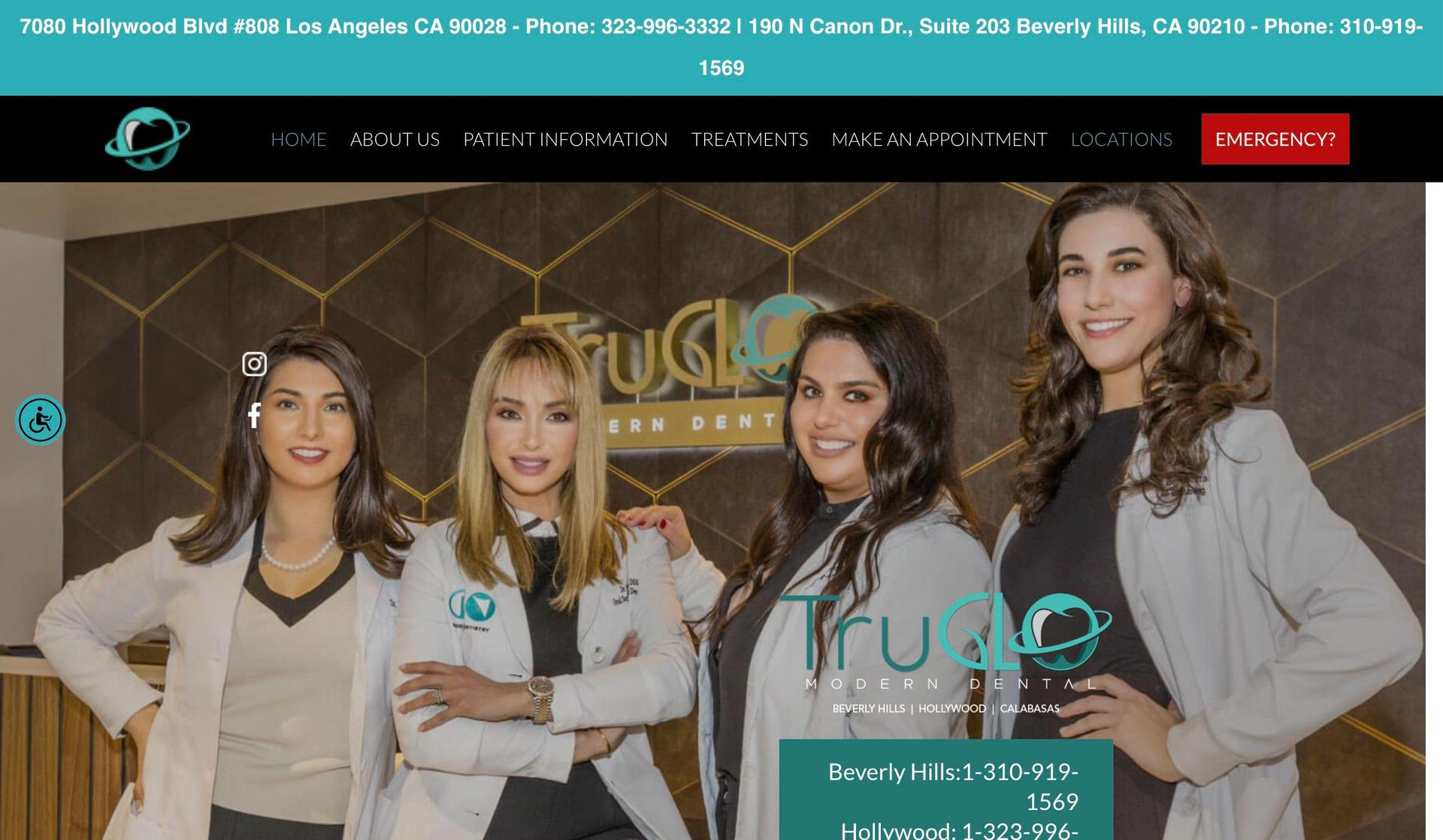 Glo Modern Dental-dental websites