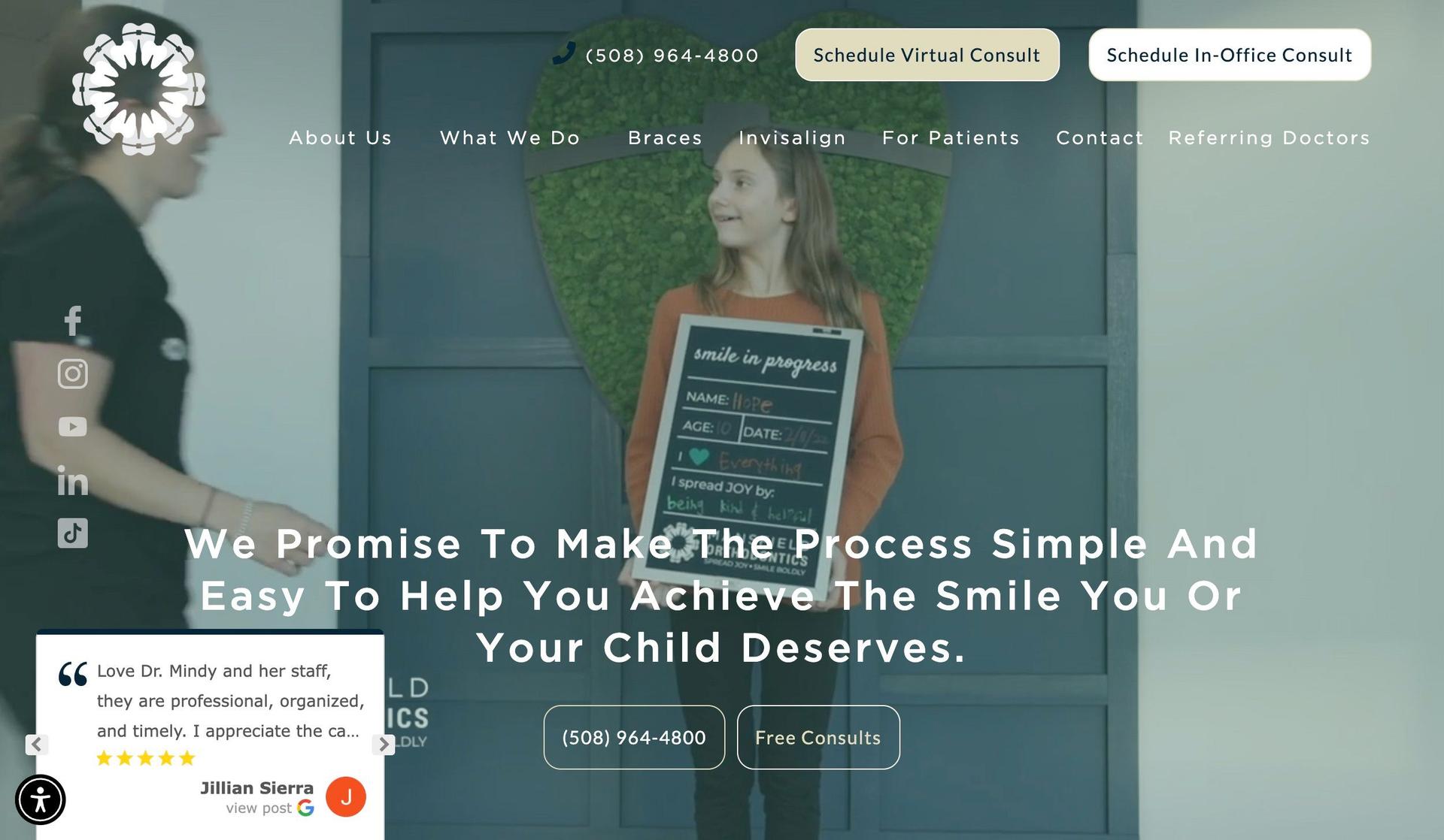 Mansfield Orthodontics-dental websites