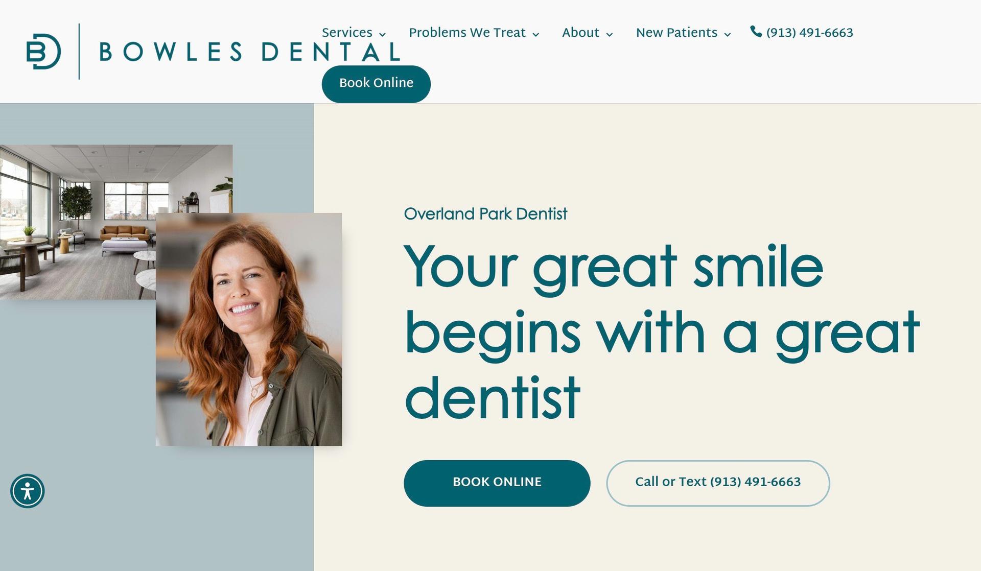 Bowles Dental Center-dental websites