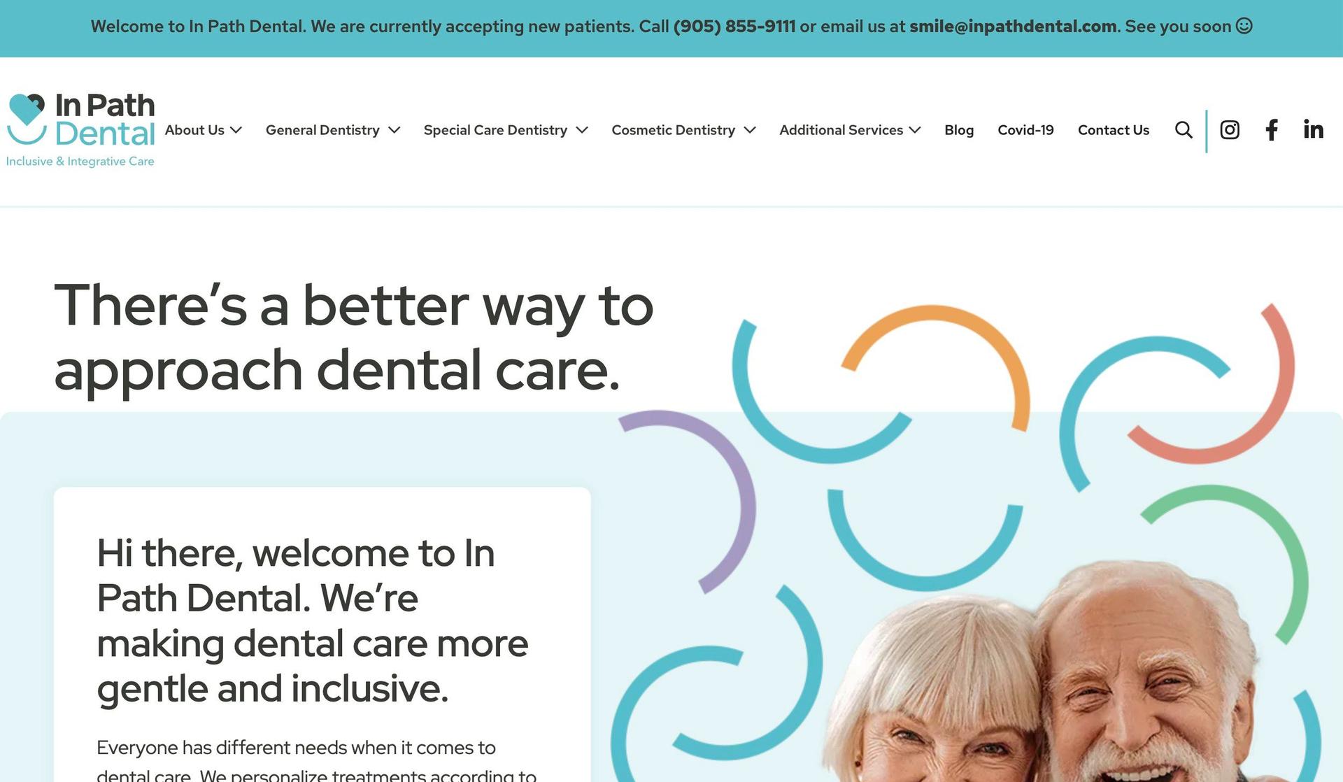 InPath Dental-dental websites