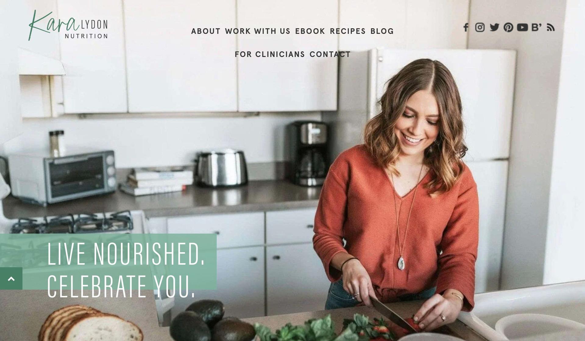 Kara Lydon-dietitian website examples