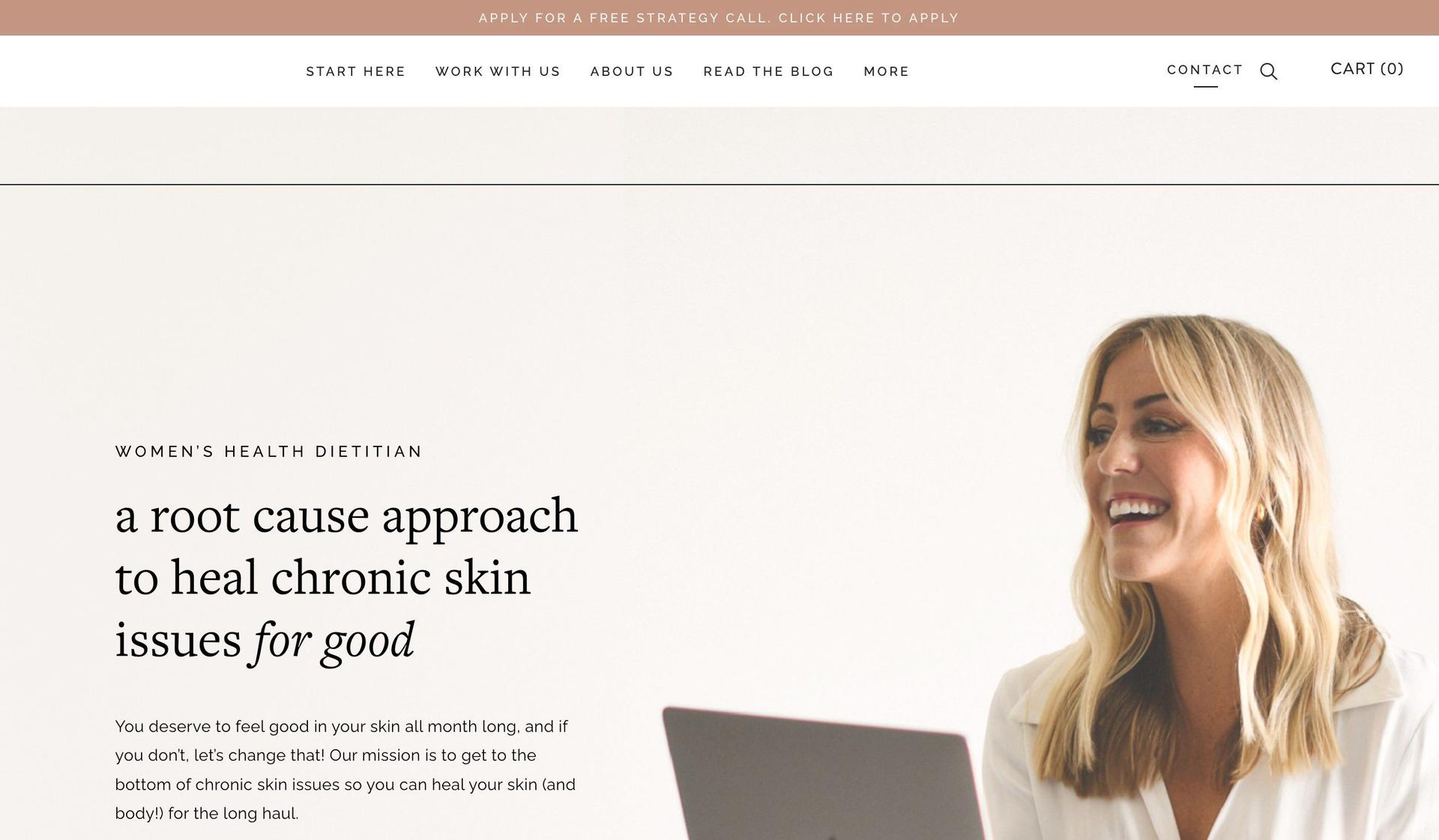 Nutrition by Robyn-dietitian website examples