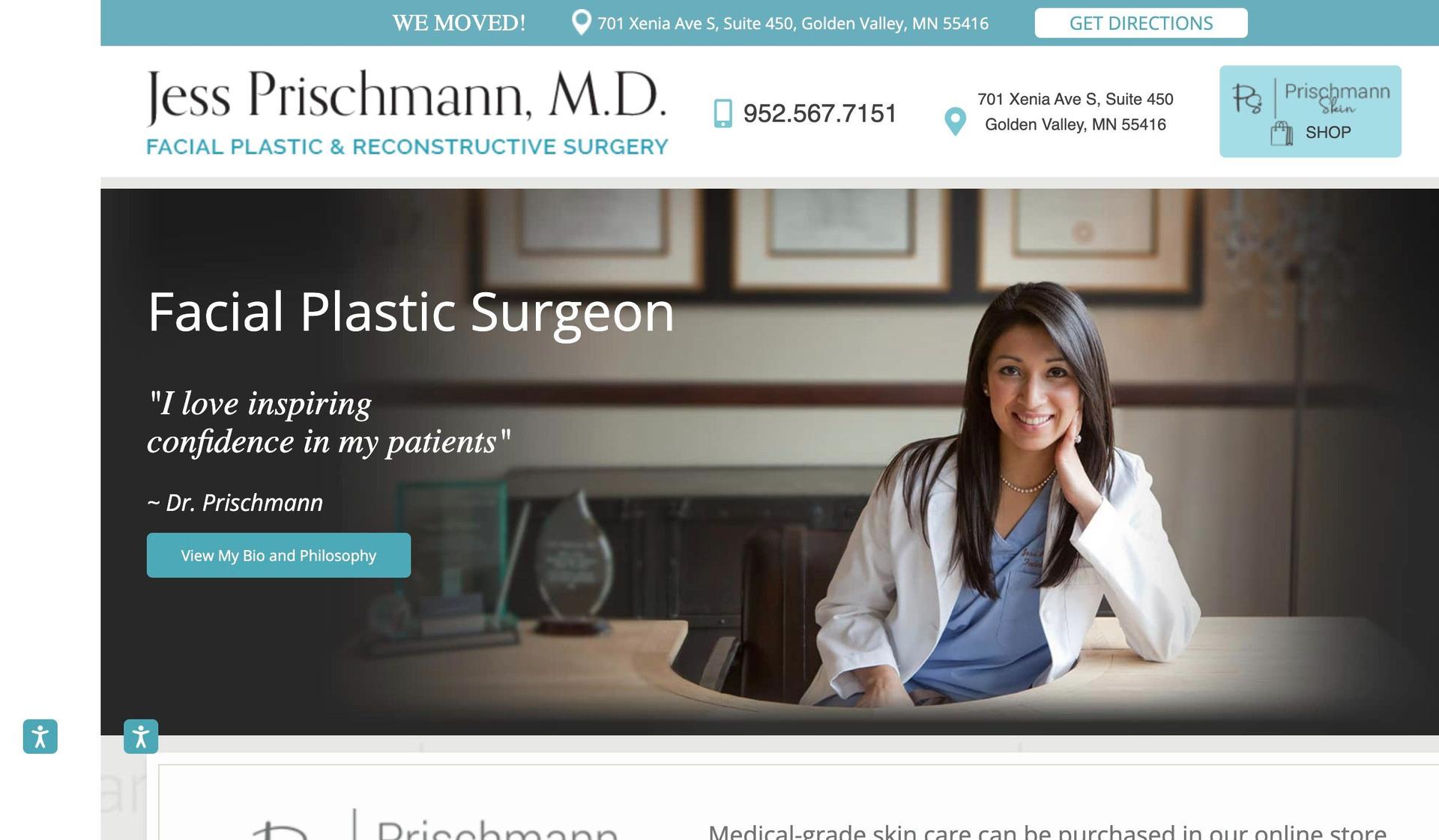 MN Facial Plastics-doctor websites