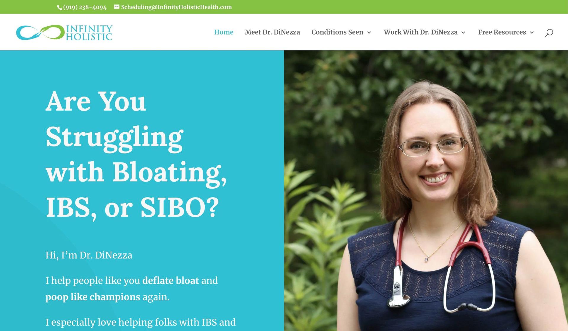 Infinity Holistic Health-doctor websites
