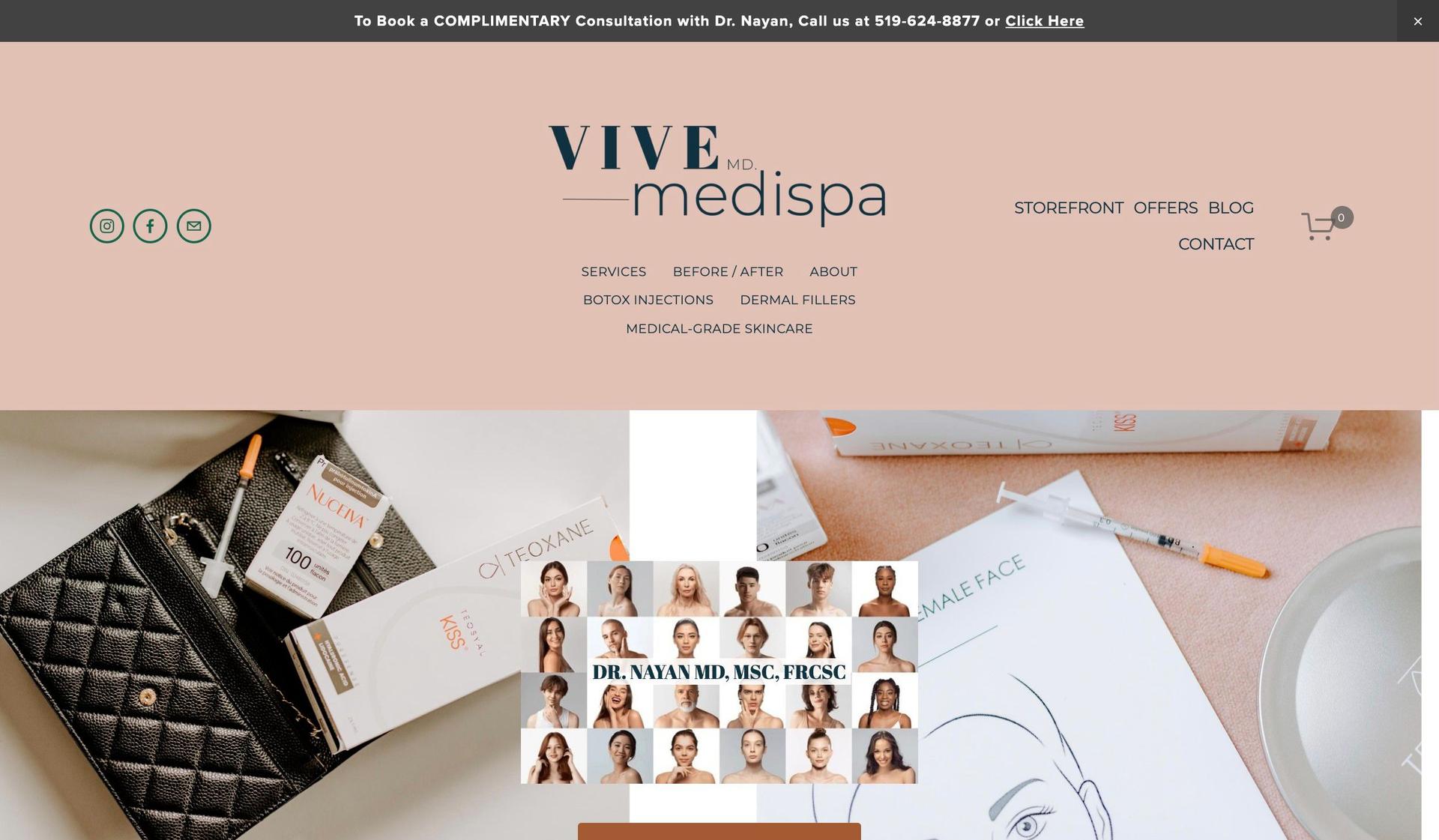 Vive Medispa-healthcare websites