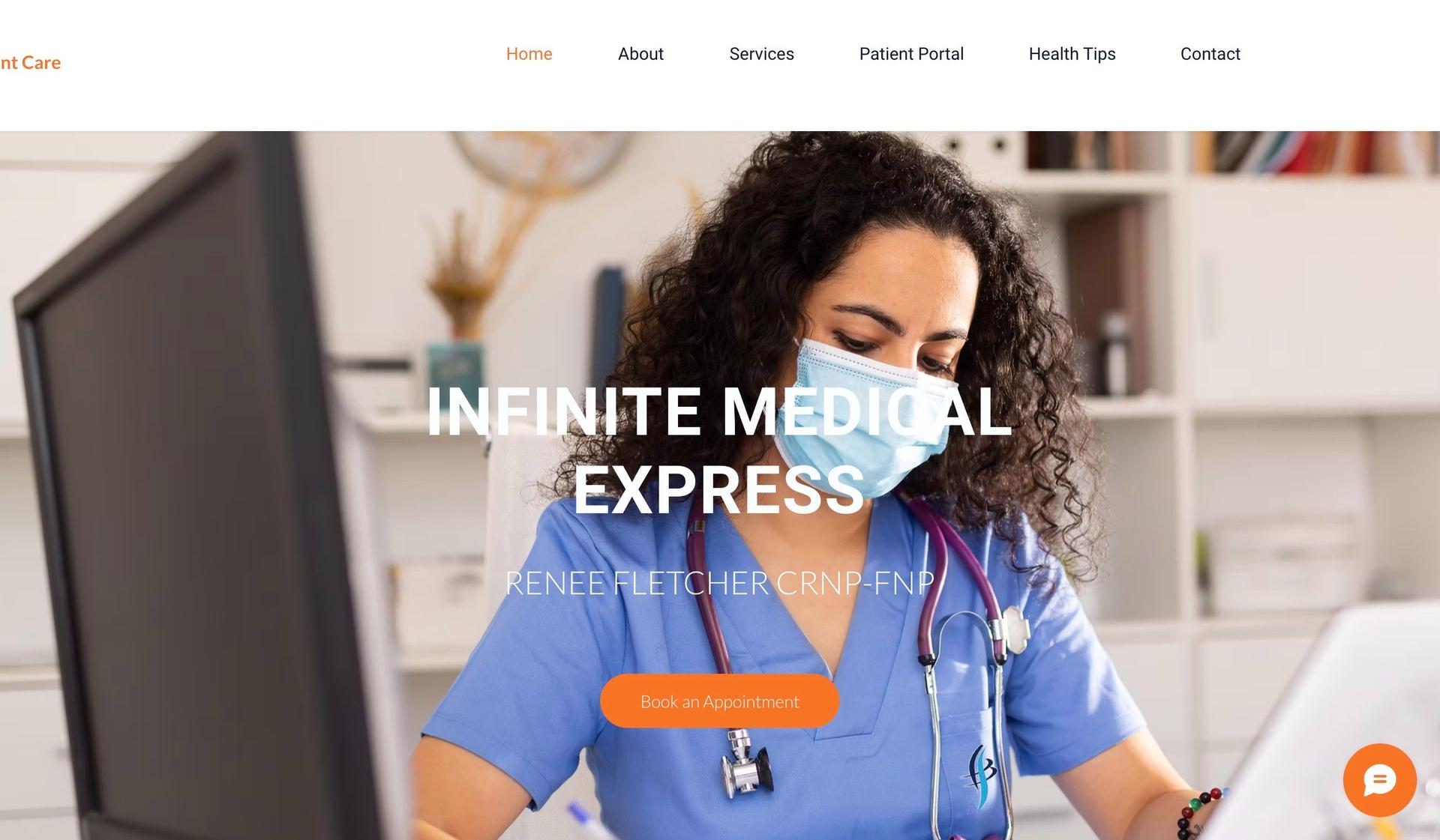 Infinite Medical Express-healthcare websites