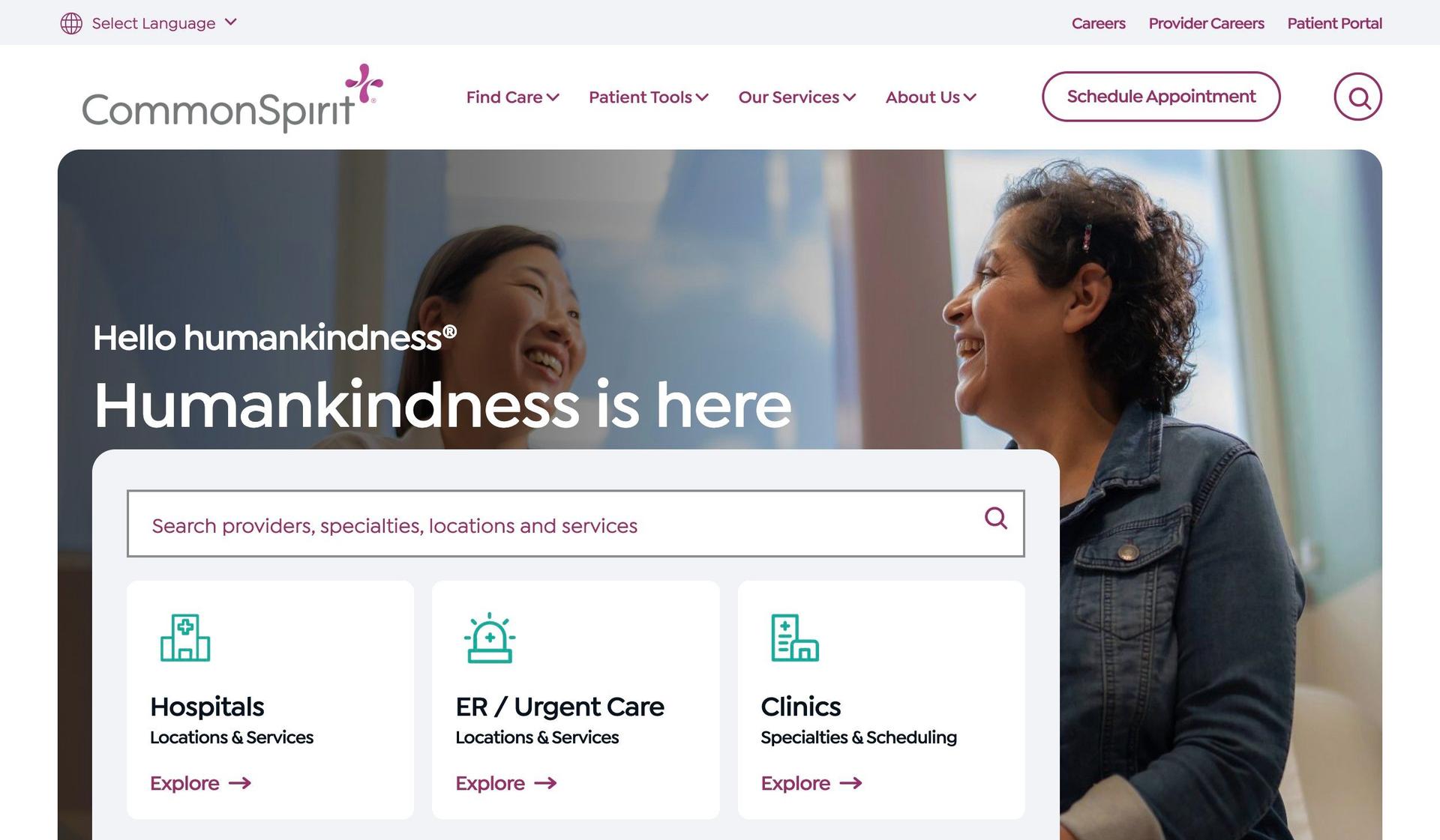 Mountain Commons Spirit-healthcare websites