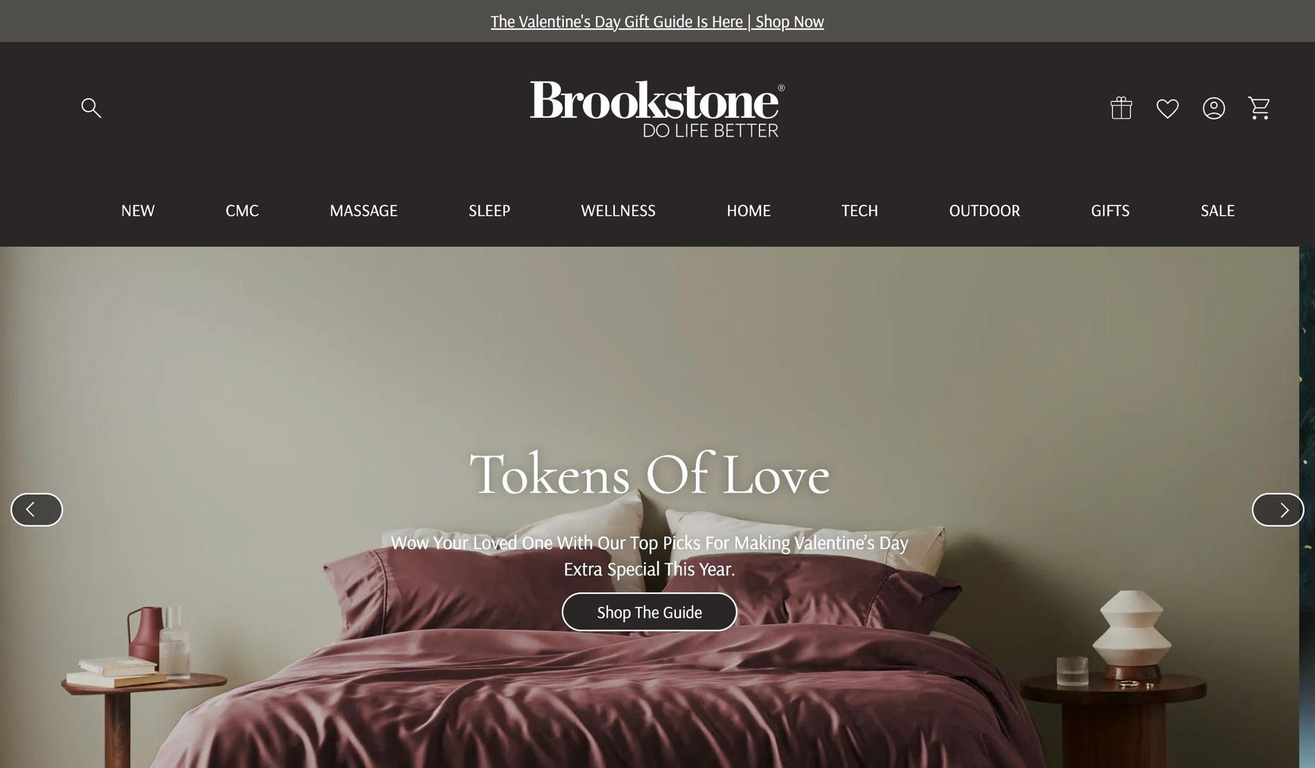 Brookstone-shopify dropshipping store examples