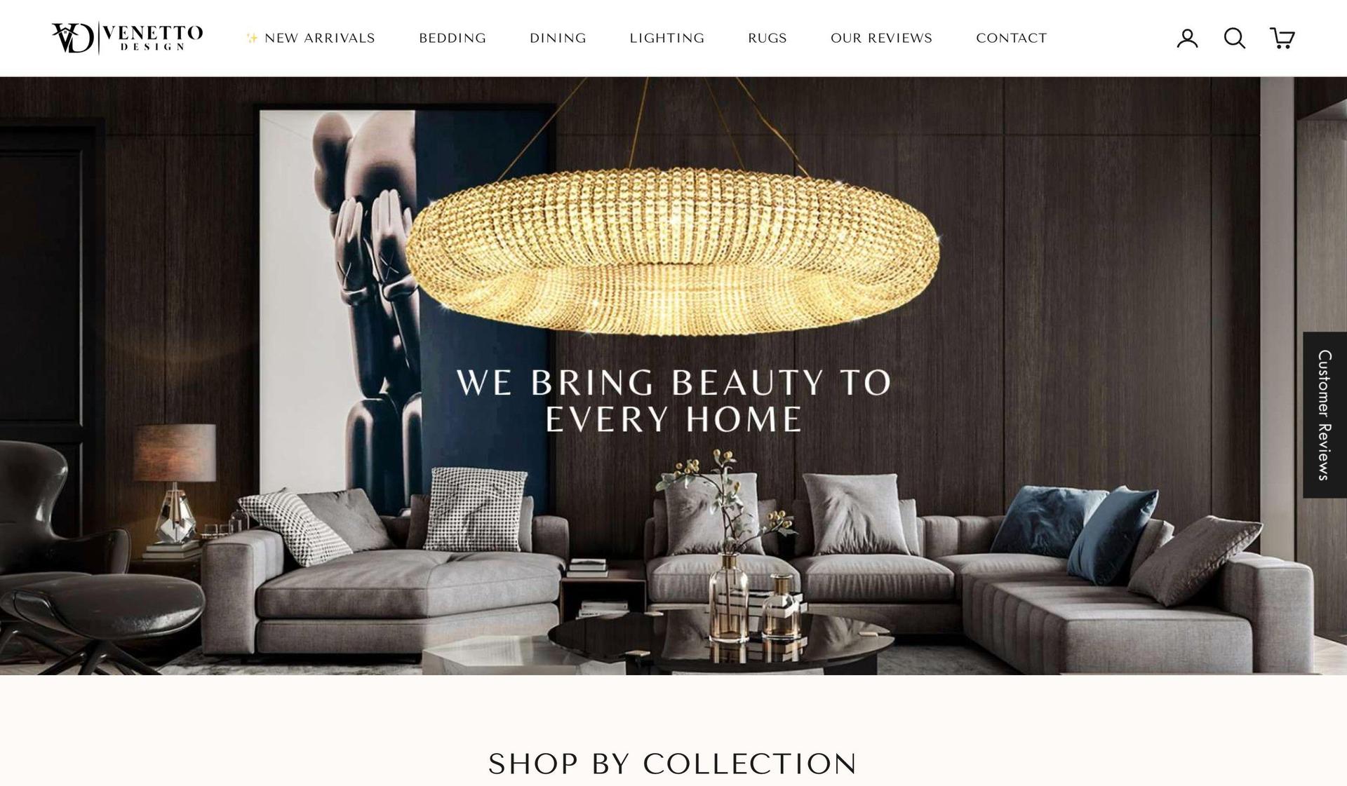 Venetto Design-shopify dropshipping store examples