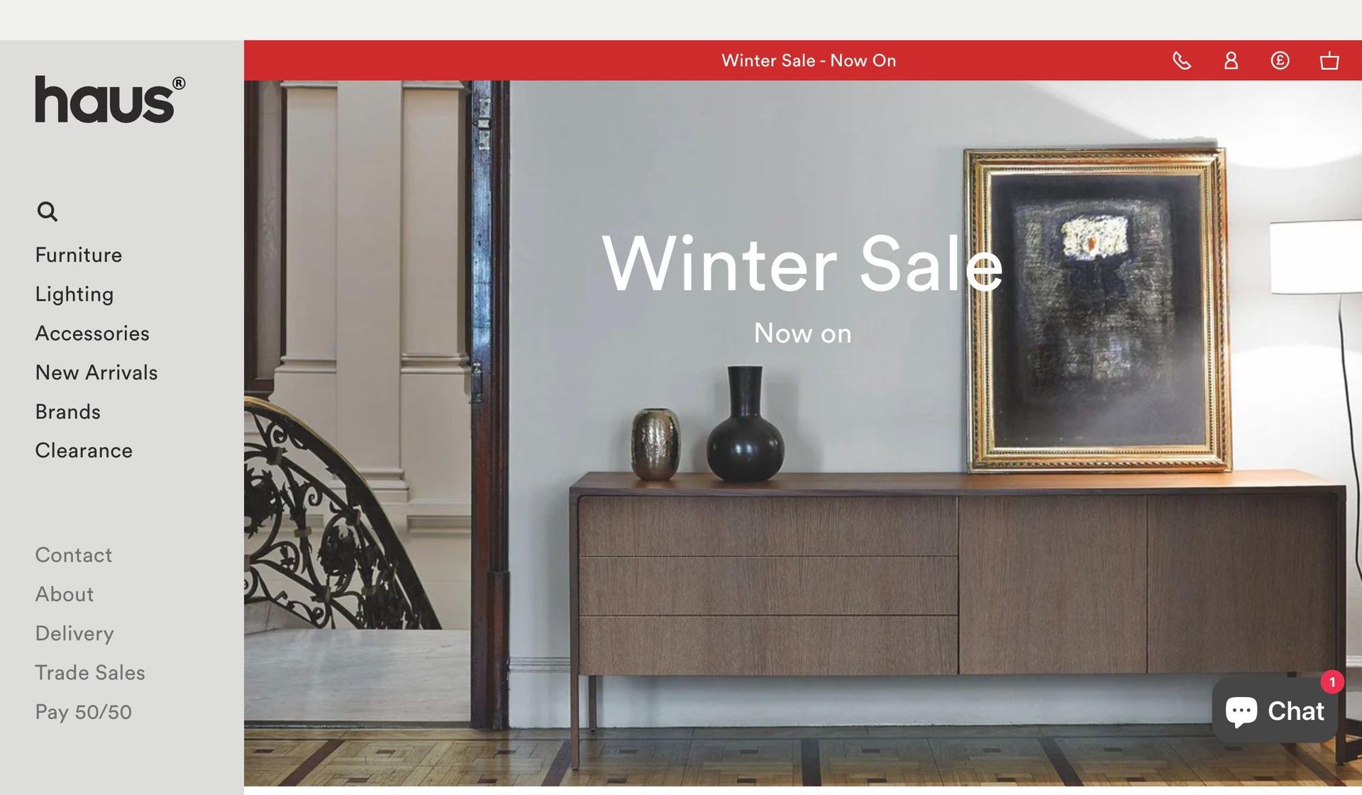 Haus London-shopify dropshipping store examples