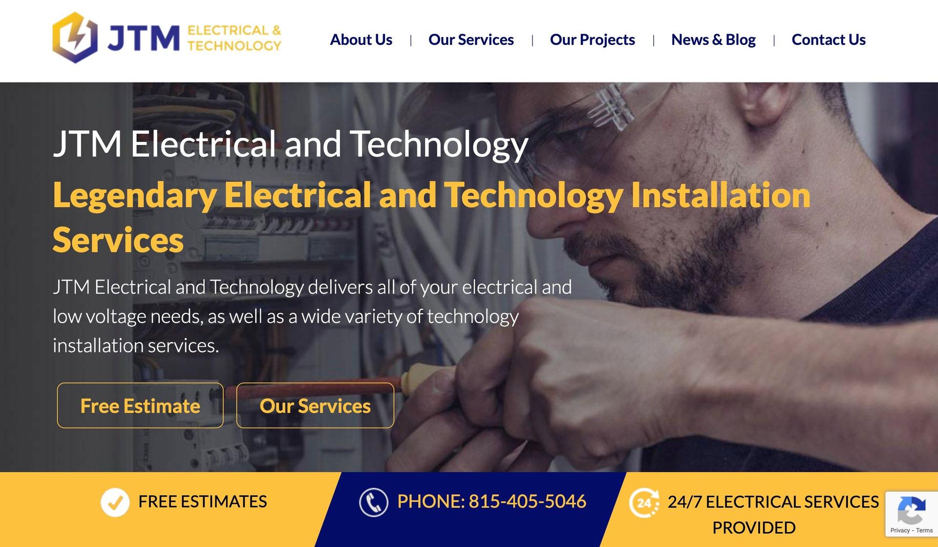 JTM Electrical-electrician websites