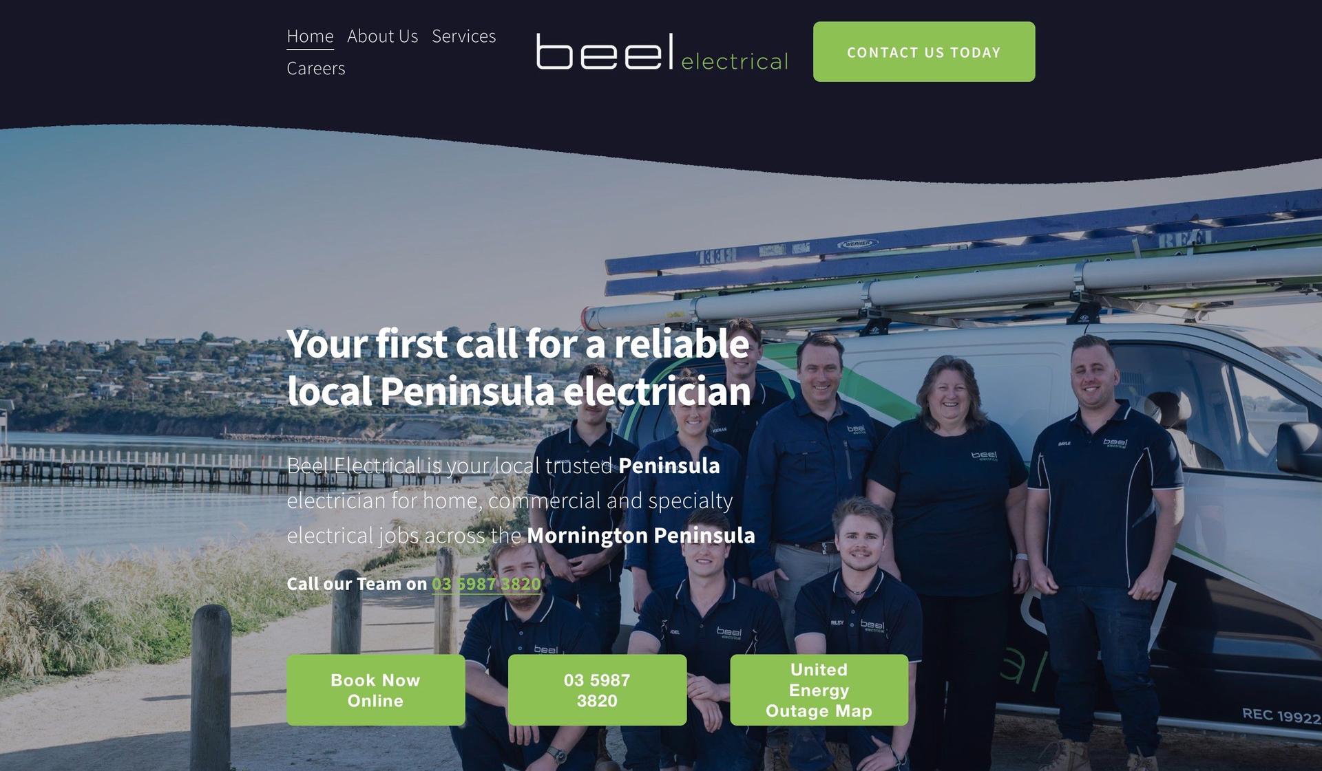 Beel-electrician websites