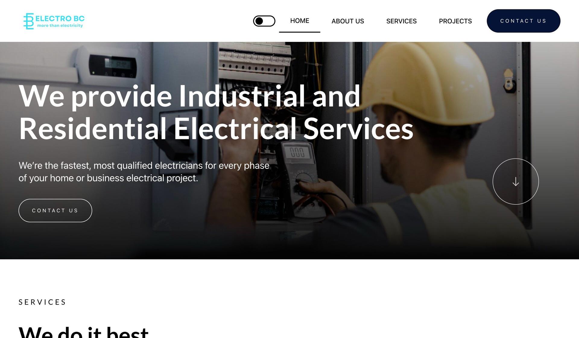 Electro BC-electrician websites