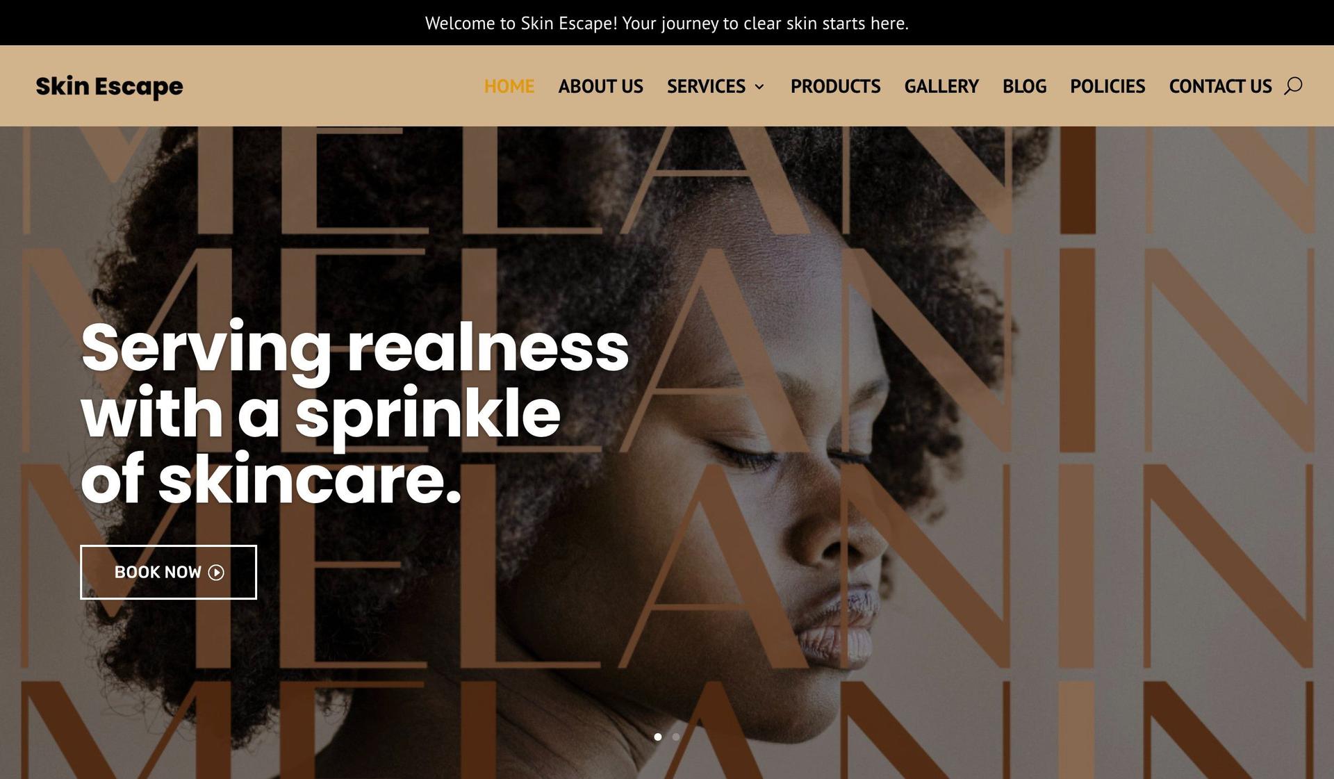 Skin Escape by Zee-esthetician websites