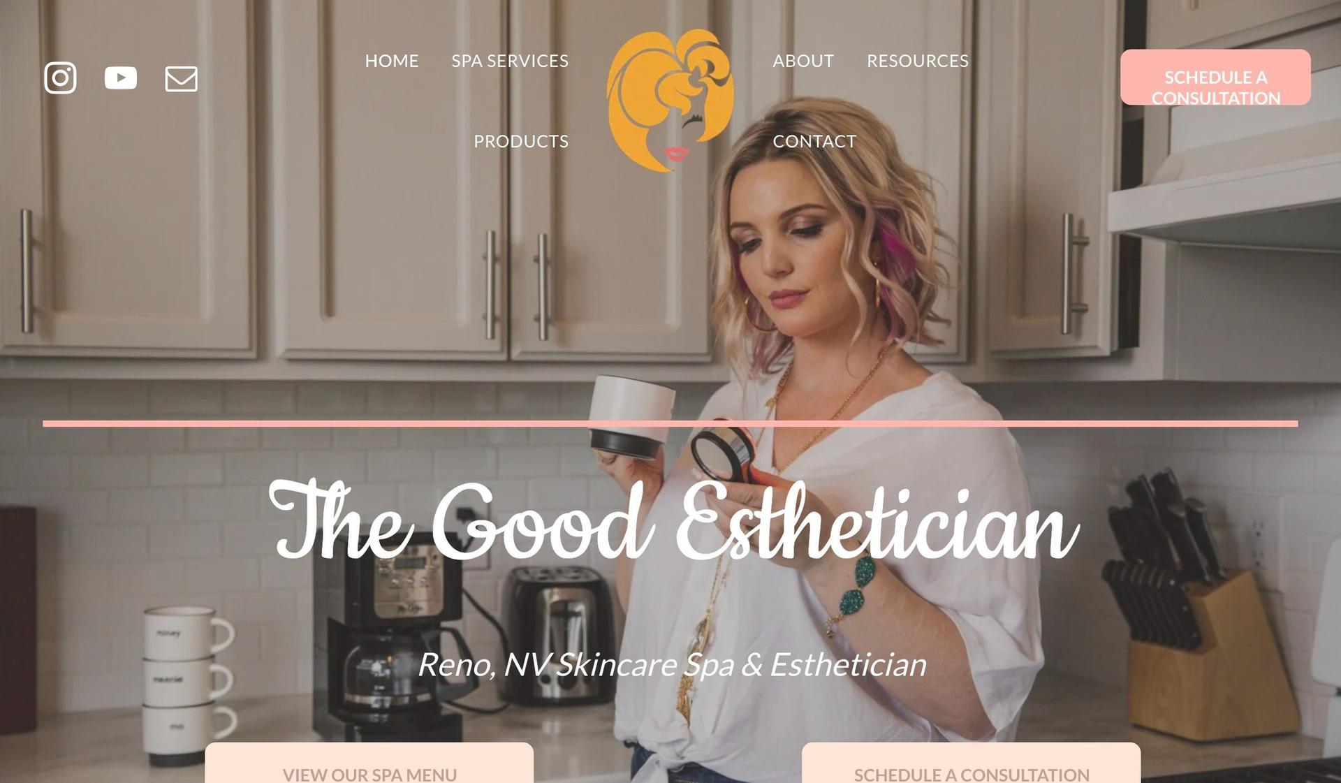 The Good Esthetician-esthetician websites