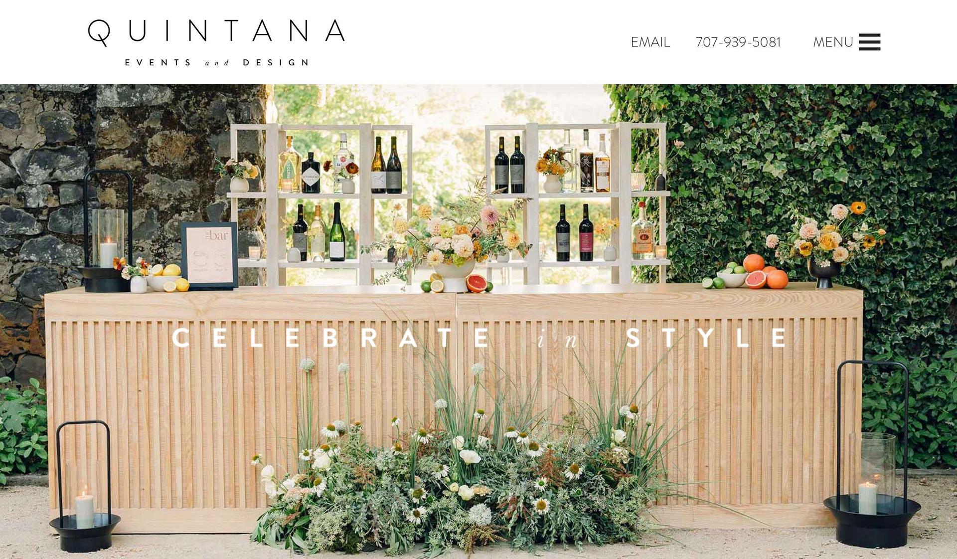 Quintana Events-event planner websites