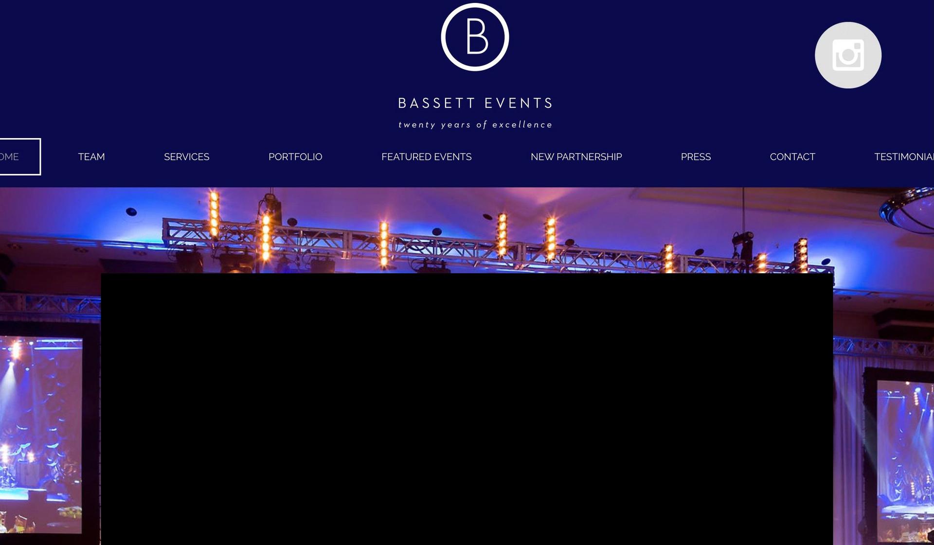 Bassett Events-event planner websites