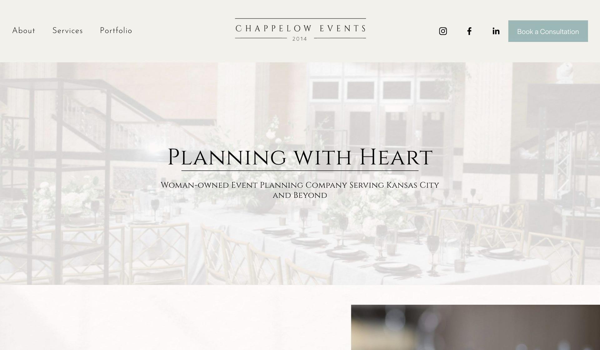 Chappelow Events-event planner websites