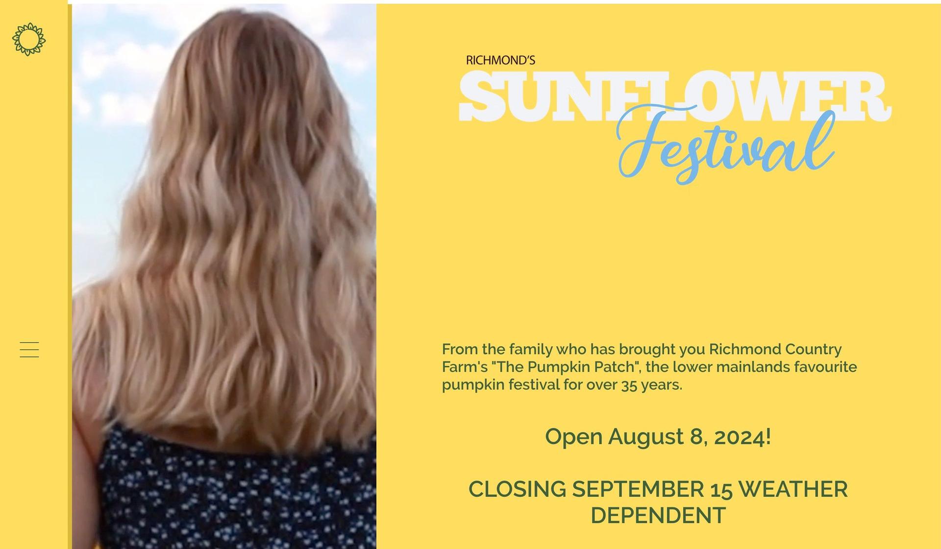 Richmond Sunflower Fest-event websites