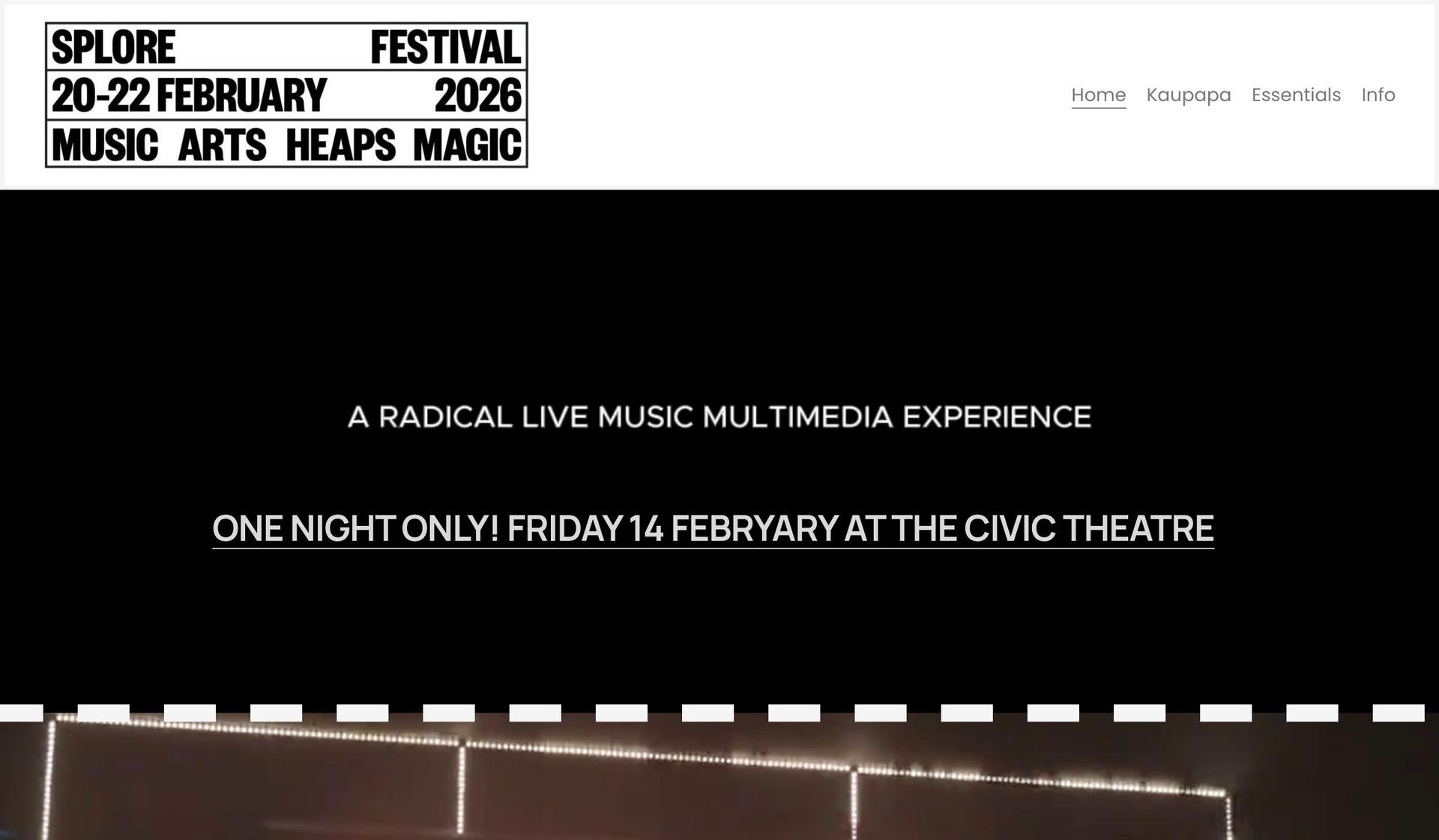 Splore-event websites