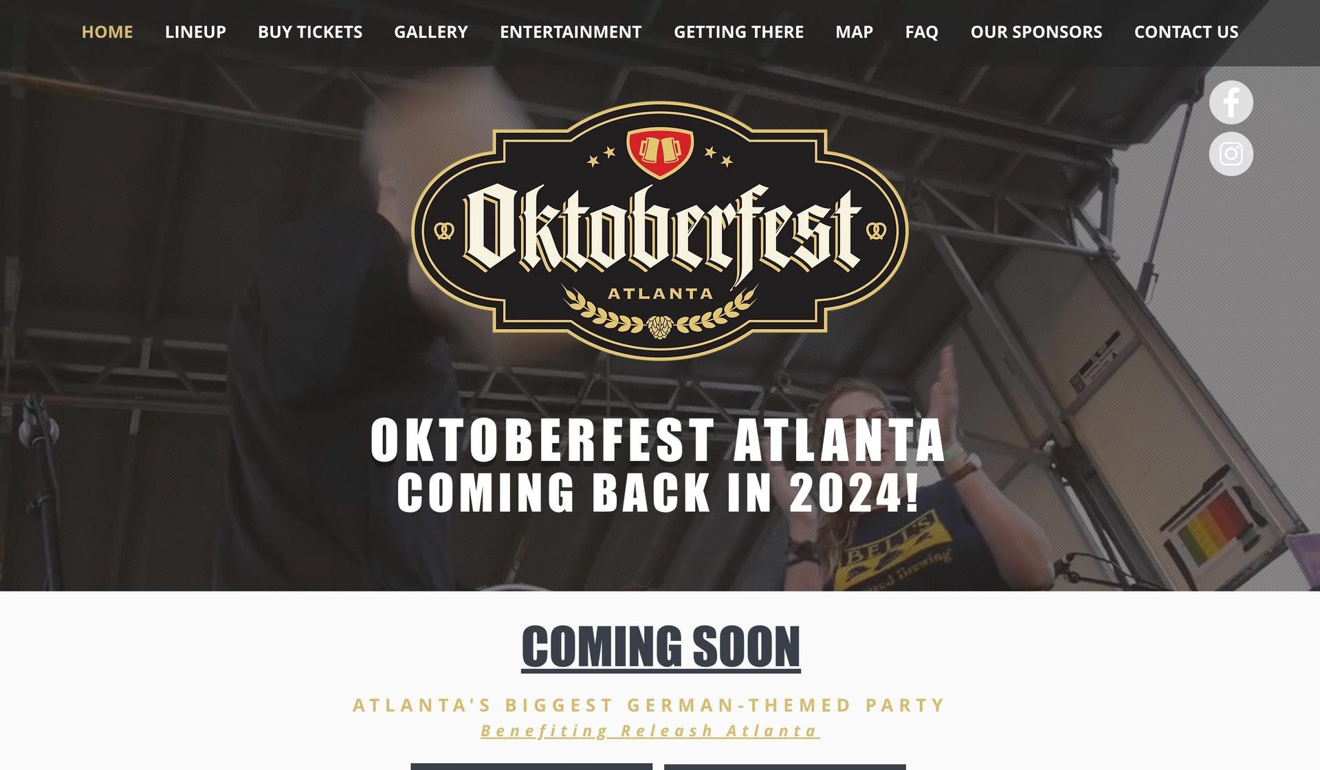 Oktoberfest Atlanta-event websites
