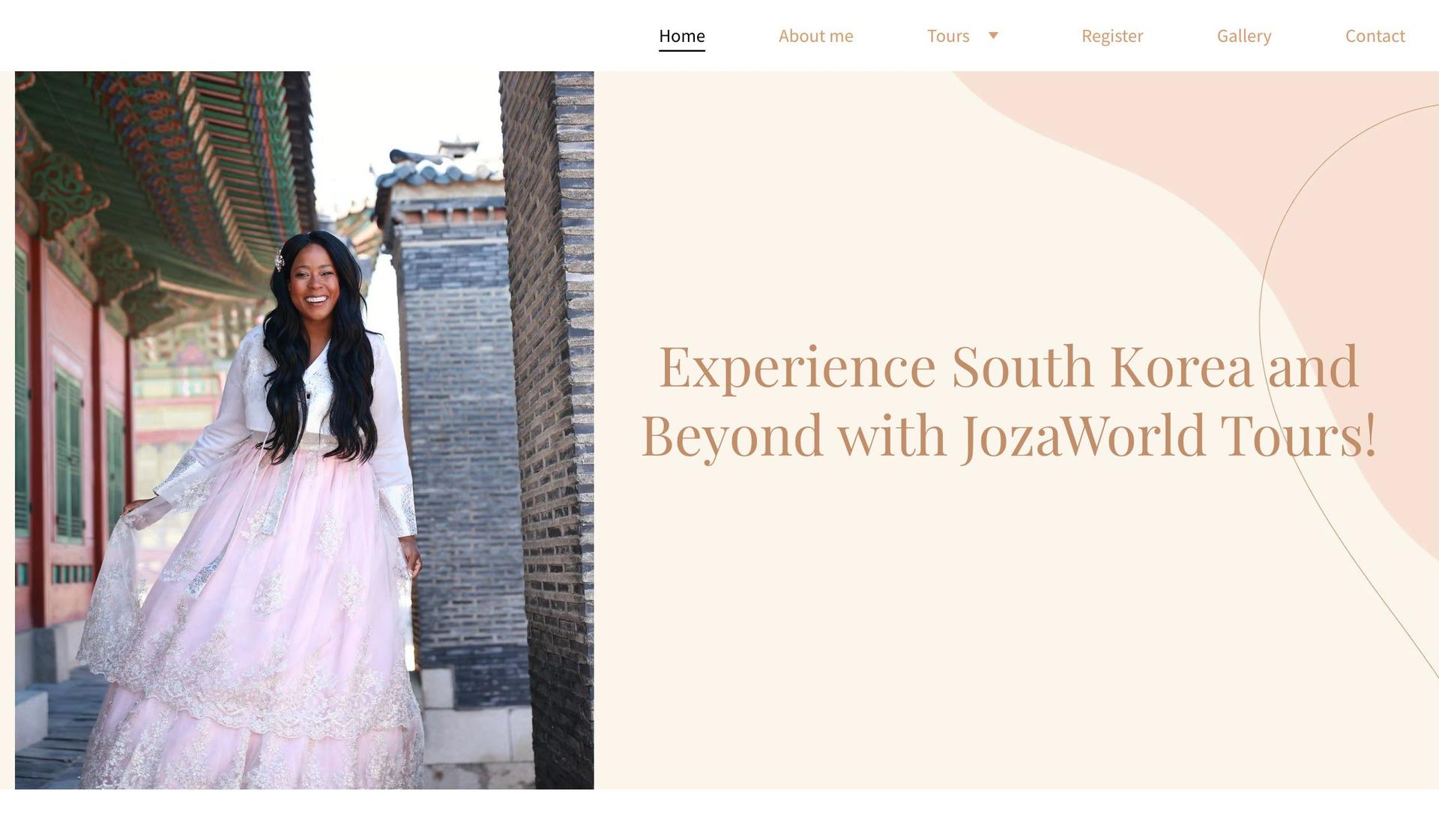 Joza World Tours-event websites
