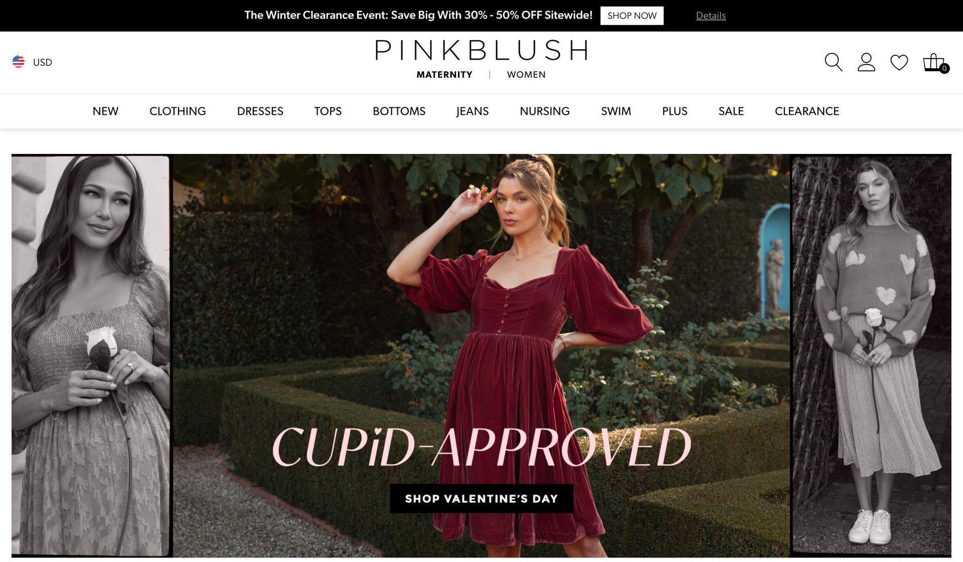 PinkBlush Maternity-fashion websites
