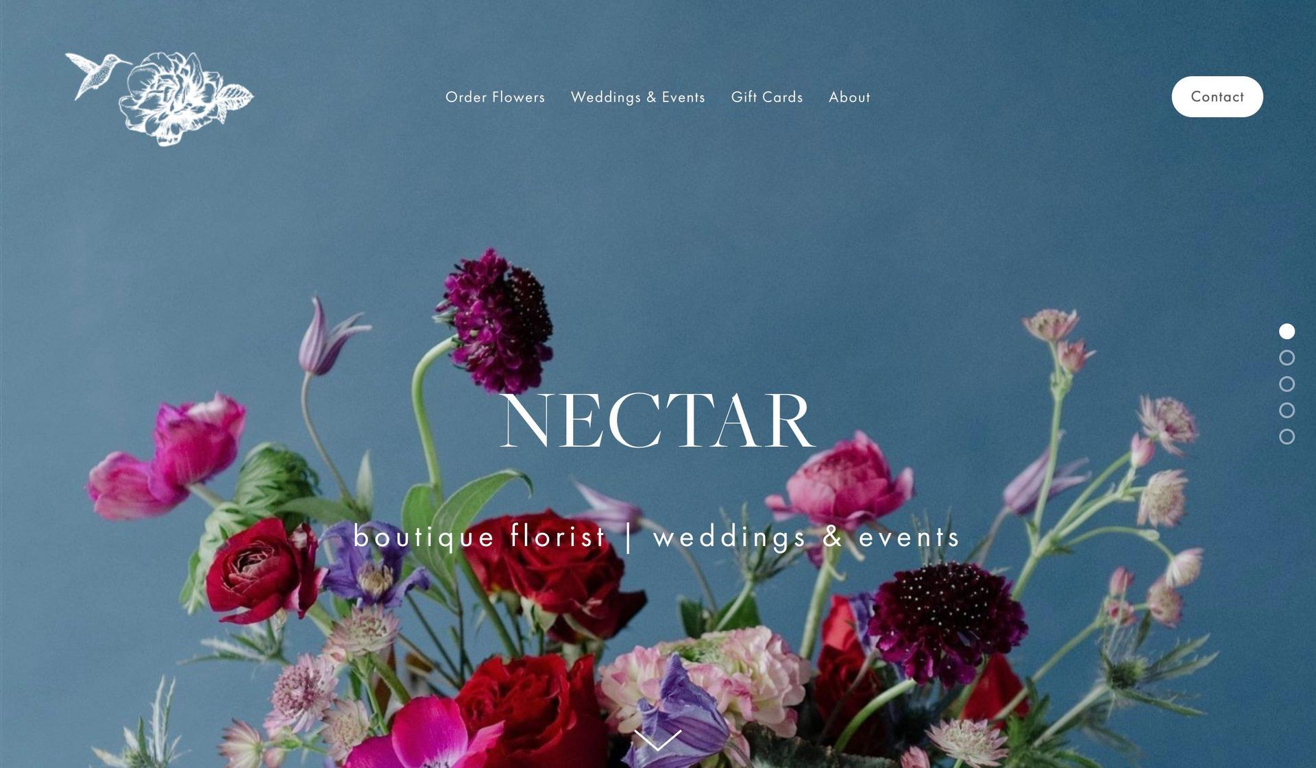 Nectar Floral Designs-florist flower shop websites