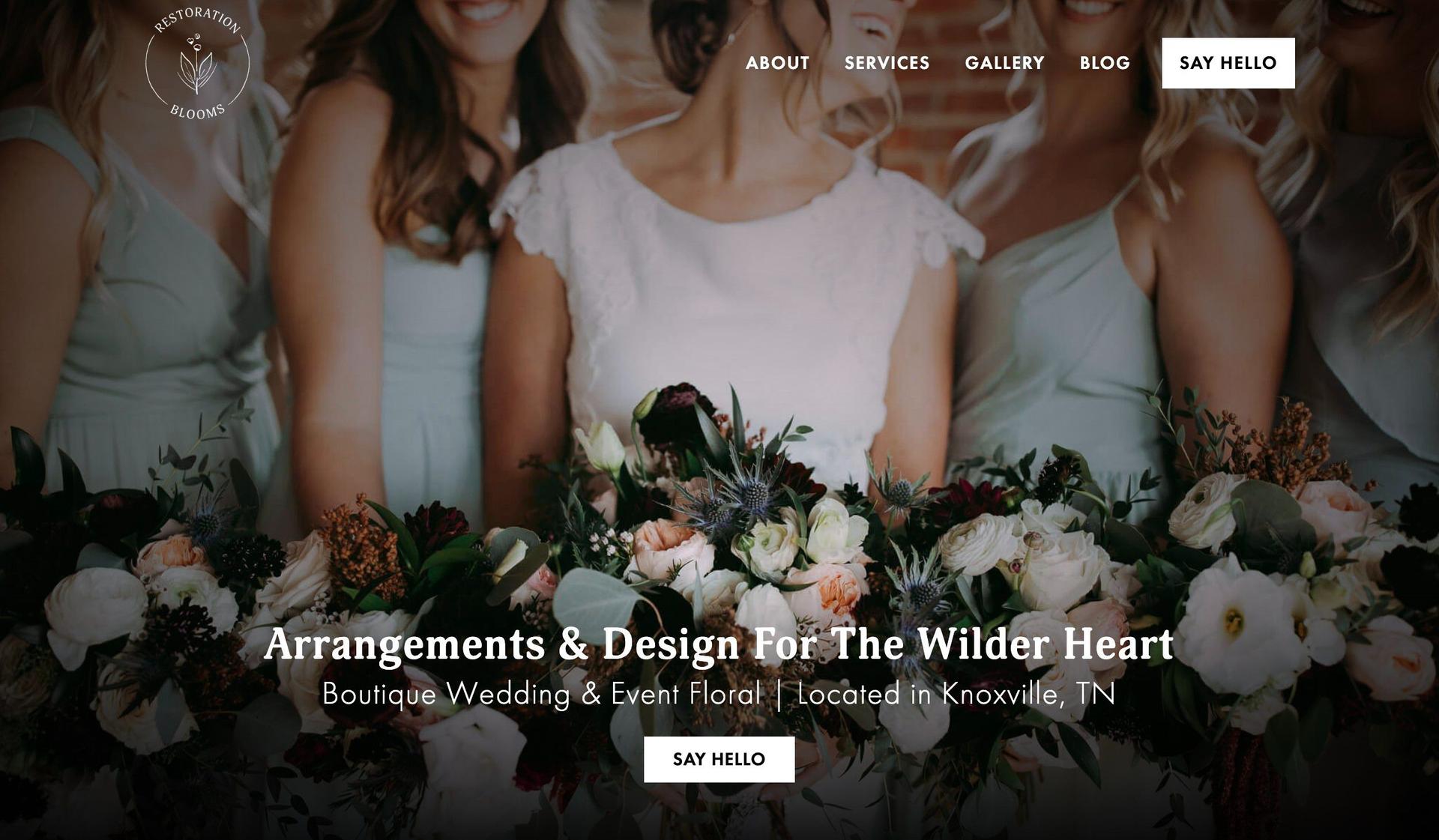 Restoration Blooms Floral-florist flower shop websites