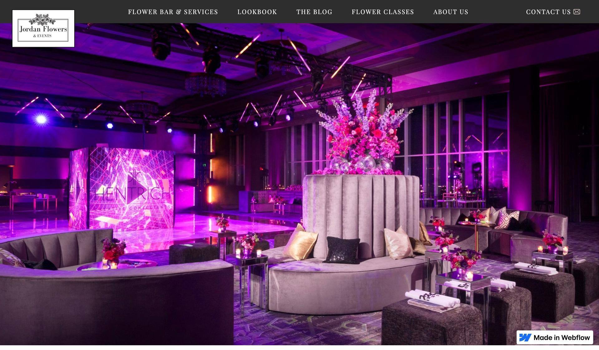 Jordan Flowers and Events-florist flower shop websites