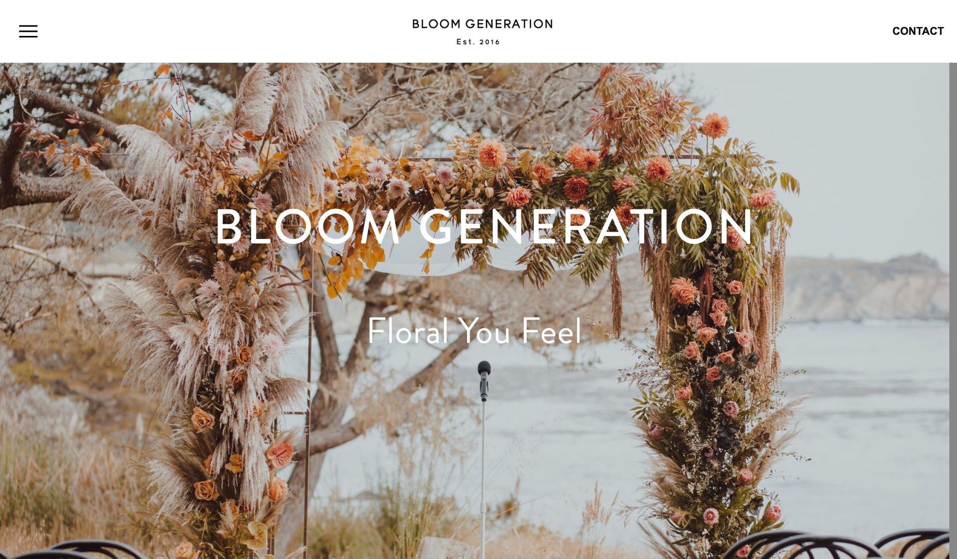 The Bloom Generation-florist flower shop websites