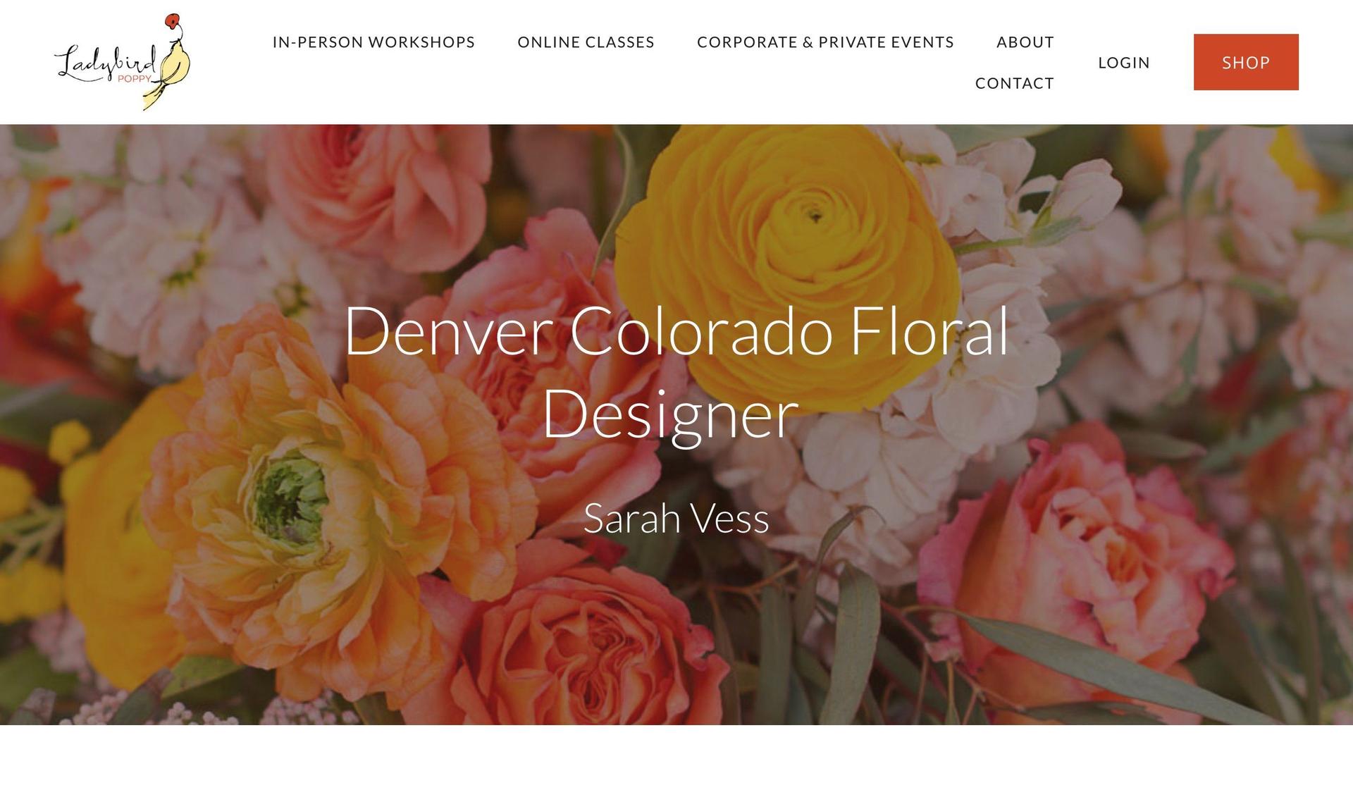 Ladybird Poppy-florist flower shop websites