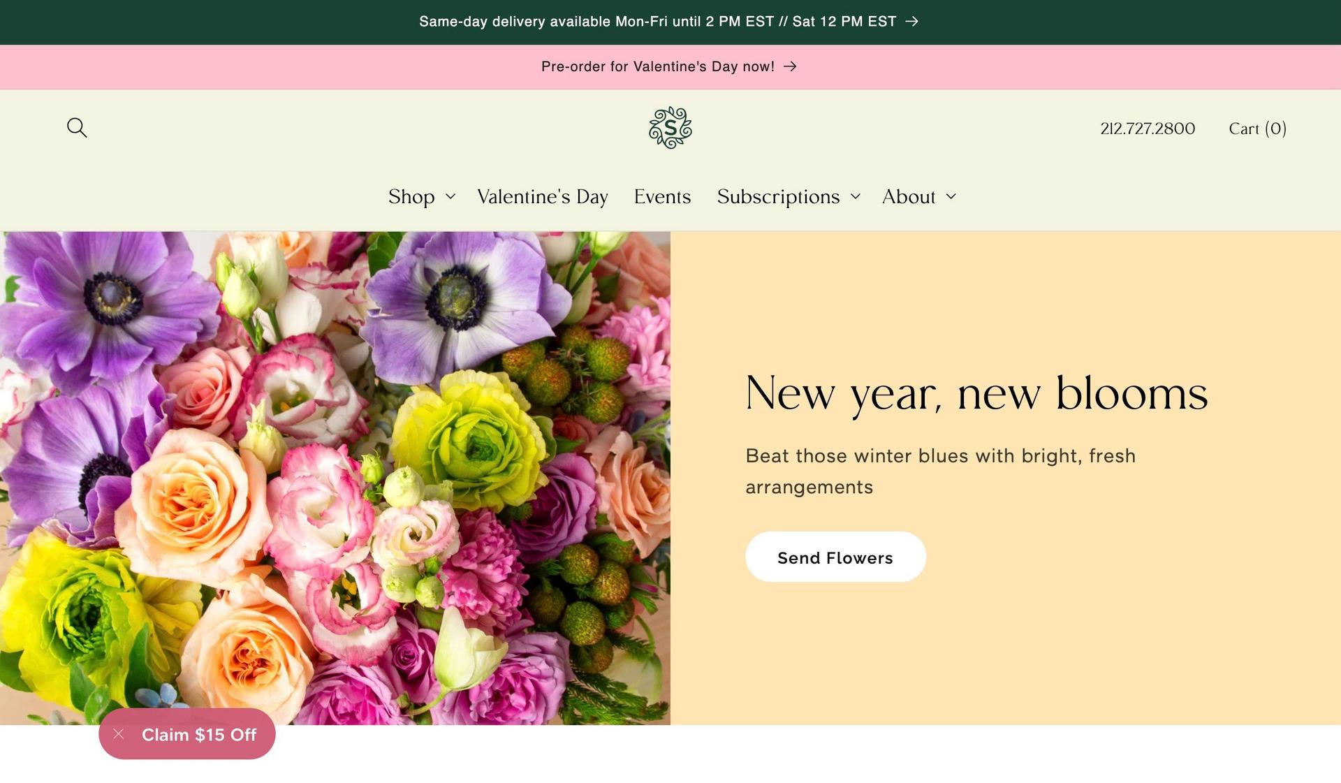 Scotts Flowers NYC-florist flower shop websites