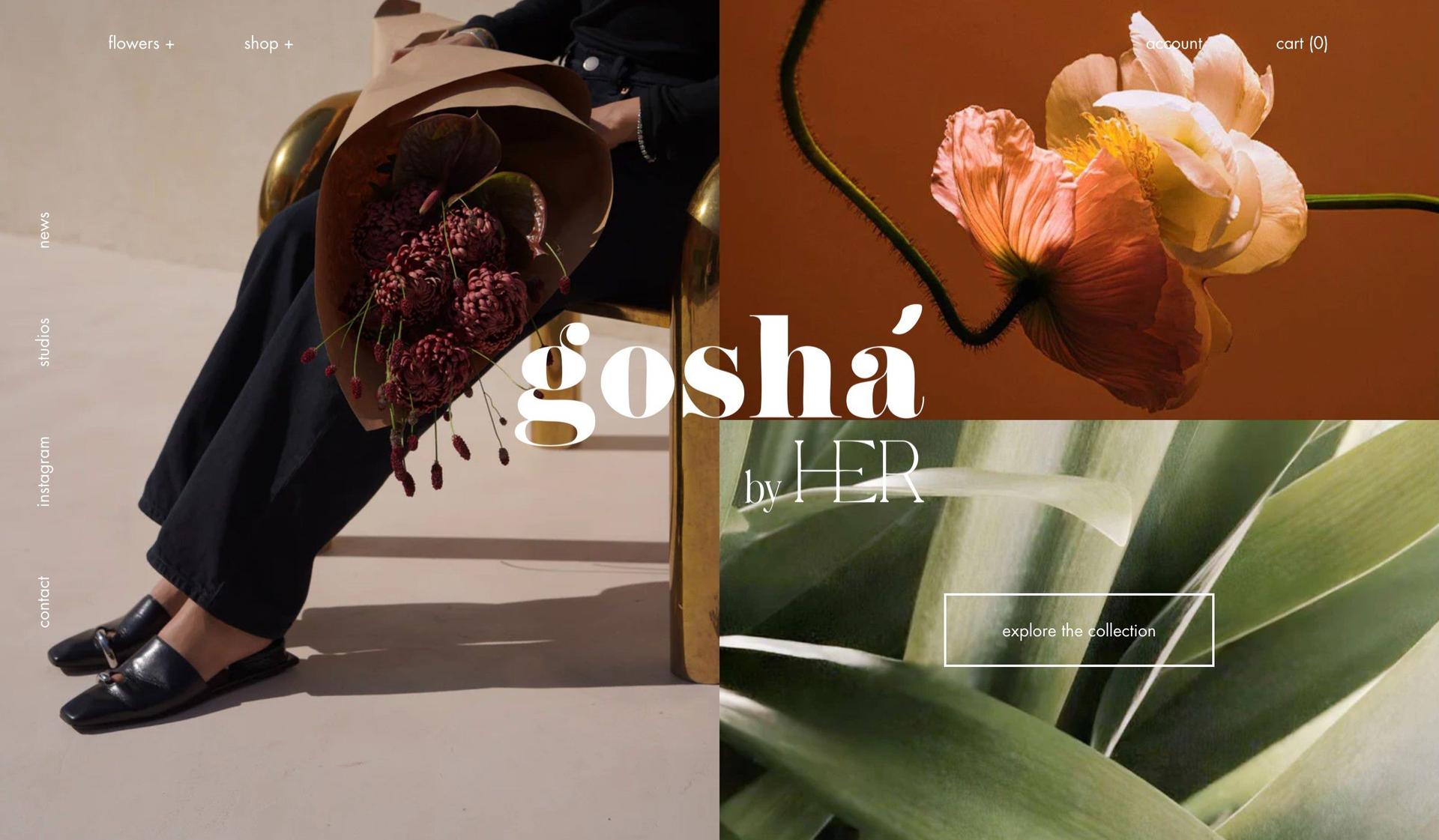 Gosha Flowers-florist flower shop websites