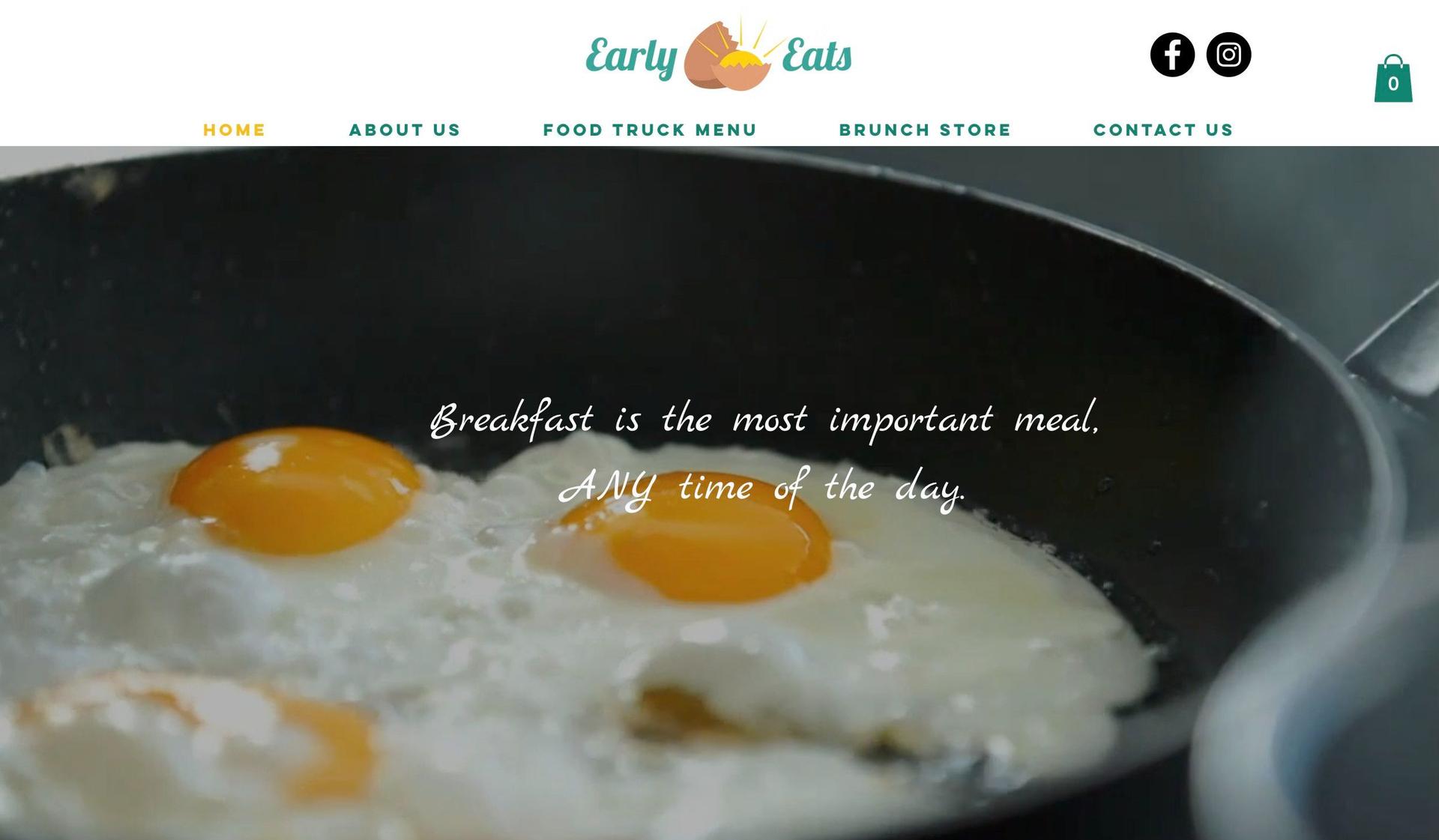 My Early Eats-food truck websites