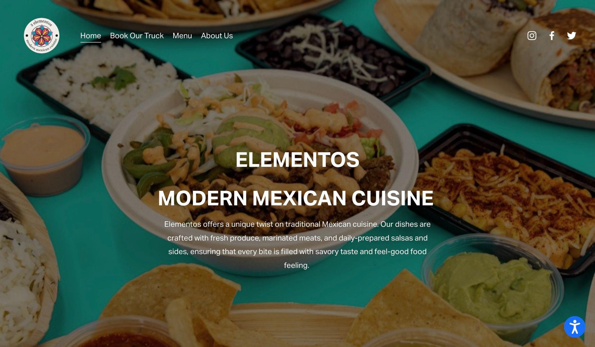 5 Elementos LA-food truck websites